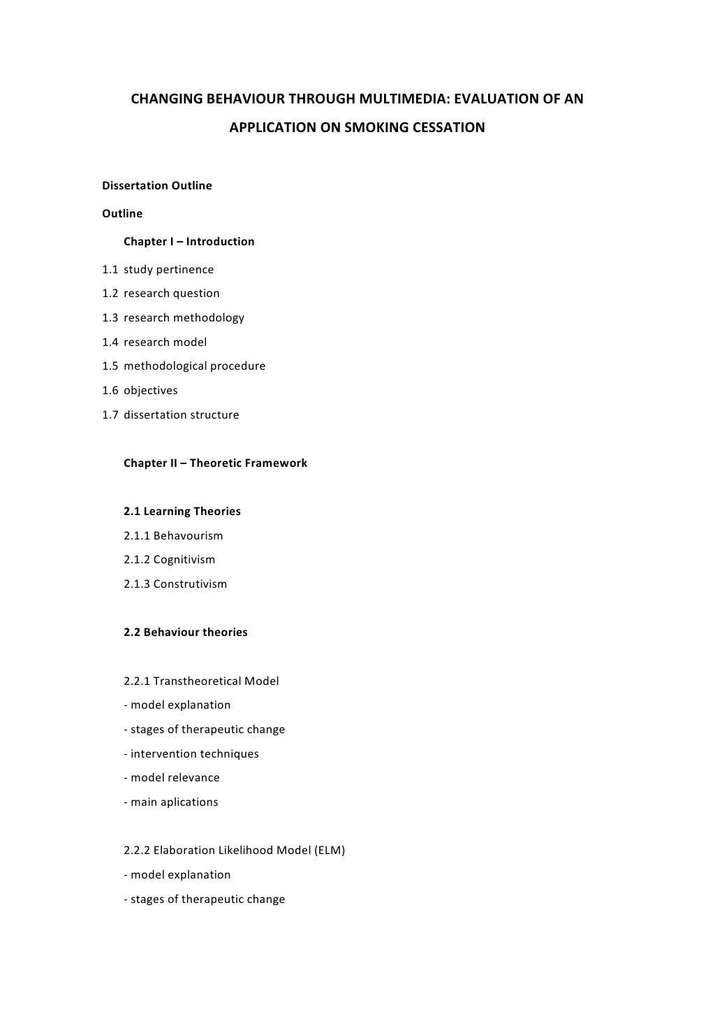 Sample of a dissertation proposal picture