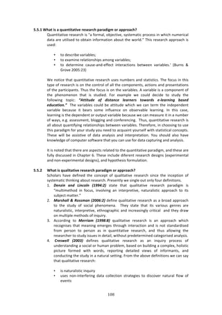 !G6"
"
@]@]/!H:;=!WU!;!dX;N=W=;=W^>!?>U>;?L:!<;?;RWST!O?!;<<?O;L:e!
V,:1373:379%!$%4%:$/E!74!v:!<#$2:*[!#8A%/379%[!4K43%2:37/!P$#/%44!71!&E7/E!1,2%$7/:*!
':3:!:$%!,37*74%'!3#!#83:71!71<#$2:37#1!:8#,3!3E%!&#$*'>h!JE74!$%4%:$/E!:PP$#:/E!74!
,4%'!!
!
• 3#!'%4/$78%!9:$7:8*%4m!
• 3#!%X:271%!$%*:37#14E7P4!:2#1+!9:$7:8*%4m!
• 3#! '%3%$271%! /:,4%W:1'W%<<%/3! 713%$:/37#14! 8%3&%%1! 9:$7:8*%4>s! iO,$14! l!
]$#9%!5NNI5Bj!
!
S%!1#37/%!3E:3!T,:1373:379%!$%4%:$/E!,4%4!1,28%$4!:1'!43:37437/4>!JE%!<#/,4!71!3E74!
3KP%!#<!$%4%:$/E!74!#1!3E%!/#13$#*!#<!:**!3E%!/#2P#1%134[!:/37#14!:1'!P$%4%13:37#14!
#<!3E%!P:$37/7P:134>!JE,4!3E%!<#/,4!74!#1!3E%!9:$7:8*%4>!.!9:$7:8*%!74!:!/#2P#1%13!#<!
3E%! PE%1#2%1#1! 3E:3! 74! 43,'7%'>! "#$! %X:2P*%! &%! /#,*'! '%/7'%! 3#! 43,'K! 3E%!
<#**#&71+! 3#P7/! l0//&/,6#) +R) 6&./%'1#) 9#%"'#".) /+T%"6.) #a9#%"'&'() S%.#6)
#6,1%/&+'Mm!!JE%!9:$7:8*%4!/#,*'!8%!:3373,'%!&E7/E!&%!/:1!3%$2!3E%!71'%P%1'%13!
9:$7:8*%! 8%/:,4%! 73! 8%:$4! 4#2%! 71<*,%1/%! #1! #84%$9:8*%! *%:$171+>! ?1! 3E74! /:4%[!
*%:$171+!74!3E%!'%P%1'%13!#$!#,3P,3!9:$7:8*%!8%/:,4%!&%!/:1!2%:4,$%!73!71!:!1,28%$!
#<!&:K4[!%>+>!:44%442%13[!8*#++71+!:1'!/#1<%$%1/71+>!!JE,4[!T,:1373:379%!$%4%:$/E!74!
:**!:8#,3!T,:137<K71+!$%*:37#14E7P4!8%3&%%1!9:$7:8*%4>!JE%$%<#$%[!71!/E##471+!3#!,4%!
3E74!P:$:'7+2!<#$!K#,$!43,'K!K#,!1%%'!3#!:/T,:713!K#,$4%*<!&73E!43:37437/:*!/#1/%P34>!
JE%4%! &7**! 8%! :4474379%! #<! ':3:! :1:*K474! :1'! 713%$P$%3:37#1>! d#,! 4E#,*'! :*4#! E:9%!
01#&*%'+%!#<!/#2P,3%$!4#<3&:$%!3E:3!K#,!/:1!,4%!<#$!':3:!/:P3,$71+!:1'!:1:*K474>!
!
?3!74!1#3%'!3E:3!3E%$%!:$%!:4P%/34!$%*:3%'!3#!3E%!T,:1373:379%!P:$:'7+2[!:1'!3E%4%!:$%!
<,**K!'74/,44%'!71!6E:P3%$!L>!JE%4%!71/*,'%!'7<%$%13!$%4%:$/E!'%47+14!i%XP%$72%13:*!
:1'!1#1W%XP%$72%13:*!'%47+14j[!:1'!EKP#3E%474!<#$2,*:37#1>!
!
@]@]4! H:;=!WU!dX;QW=;=W^>!?>U>;?L:!<;?;RWST!O?!;<<?O;L:e!!
C/E#*:$4! E:9%! '%<71%'! 3E%! /#1/%P3! #<! T,:*73:379%! $%4%:$/E! 471/%! 3E%! 71/%P37#1! #<!
4K43%2:37/!3E71071+!:8#,3!$%4%:$/E>!)$%4%13*K!&%!471+*%!#,3!#1*K!<#,$!'%<71737#14>!
-> -#'f&') %'6) d&'1+9') JBKKE2CL! 43:3%! 3E:3! T,:*73:379%! $%4%:$/E! P:$:'7+2! 74!
f2,*372%3E#'! 71! <#/,4[! 719#*971+! :1! 713%$P$%379%[! 1:3,$:*7437/! :PP$#:/E! 3#! 734!
4,8A%/3!2:33%$>h!!
5> %".4%99)^)3+..8%')JCNNG2CL!'%<71%!T,:*73:379%!$%4%:$/E!:4!:!8$#:'!:PP$#:/E!
3#! 3E%! 43,'K! #<! 4#/7:*! PE%1#2%1:>! ! JE%K! 43:3%! 3E:3! 734! 9:$7#,4! +%1$%4! :$%!
1:3,$:*7437/[!713%$P$%379%[!%3E1#+$:PE7/!:1'!71/$%:471+*K!/$737/:*!!:1'!3E%K!'$:&!
#1!2,*37P*%!2%3E#'4!#<!71T,7$K>!!
B> .//#$'71+! 3#! #""&%8) JBKKI2IL! T,:*73:379%! $%4%:$/E! 74! :1! :PP$#:/E! &E7/E!
$%/#+174%4!3E:3!2%:171+!%2%$+%4!3E$#,+E!713%$:/37#1!:1'!74!1#3!43:1':$'74%'!
<$#2! P%$4#1! 3#! P%$4#1! :4! 71! T,:1373:379%! $%4%:$/E[! :1'! 3E,4! :**#&71+! 3E%!
$%4%:$/E%$!3#!43,'K!744,%4!71!'%3:7*[!&73E#,3!P$%'%3%$271%'!/:3%+#$74%'!:1:*K474>!
G> !A"#.T#99) JCNNDL! '%<71%4! T,:*73:379%! $%4%:$/E! :4! :1! 71T,7$K! P$#/%44! #<!
,1'%$43:1'71+!:!4#/7:*!#$!E,2:1!P$#8*%2[!8:4%'!#1!8,7*'71+!:!/#2P*%X[!E#*7437/!
P7/3,$%! <#$2%'! &73E! &#$'4[! $%P#$371+! '%3:7*%'! 97%&4! #<! 71<#$2:134[! :1'!
/#1',/371+!3E%!43,'K!71!:!1:3,$:*!4%3371+>!"$#2!3E%!:8#9%!'%<71737#14!&%!/:1!4:K!
3E:3!T,:*73:379%!$%4%:$/E!!
!
• 74!1:3,$:*7437/!71T,7$K!
• ,4%4! 1#1W713%$<%$71+! ':3:! /#**%/37#1! 43$:3%+7%4! 3#! '74/#9%$! 1:3,$:*! <*#&! #<!
%9%134!
 