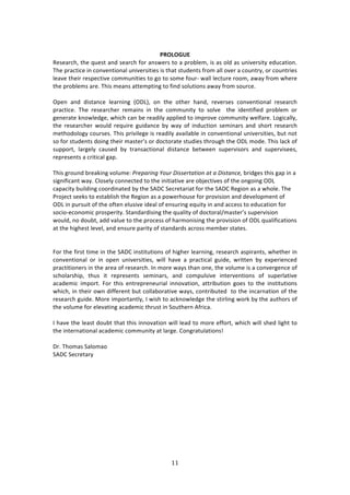 !!"
"
!
-.'%'50&!
D%4%:$/E[!3E%!T,%43!:1'!4%:$/E!<#$!:14&%$4!3#!:!P$#8*%2[!74!:4!#*'!:4!,179%$473K!%',/:37#1>!
JE%!P$:/37/%!71!/#19%137#1:*!,179%$4737%4!74!3E:3!43,'%134!<$#2!:**!#9%$!:!/#,13$K[!#$!/#,13$7%4!
*%:9%!3E%7$!$%4P%/379%!/#22,1737%4!3#!+#!3#!4#2%!<#,$W!&:**!*%/3,$%!$##2[!:&:K!<$#2!&E%$%!
3E%!P$#8*%24!:$%>!JE74!2%:14!:33%2P371+!3#!<71'!4#*,37#14!:&:K!<$#2!4#,$/%>!
!
@P%1! :1'! '743:1/%! *%:$171+! i@HQj[! #1! 3E%! #3E%$! E:1'[! $%9%$4%4! /#19%137#1:*! $%4%:$/E!
P$:/37/%>! JE%! $%4%:$/E%$! $%2:714! 71! 3E%! /#22,173K! 3#! 4#*9%! ! 3E%! 7'%137<7%'! P$#8*%2! #$!
+%1%$:3%!01#&*%'+%[!&E7/E!/:1!8%!$%:'7*K!:PP*7%'!3#!72P$#9%!/#22,173K!&%*<:$%>!Q#+7/:**K[!
3E%! $%4%:$/E%$! &#,*'! $%T,7$%! +,7':1/%! 8K! &:K! #<! 71',/37#1! 4%271:$4! :1'! 4E#$3! $%4%:$/E!
2%3E#'#*#+K!/#,$4%4>!JE74!P$797*%+%!74!$%:'7*K!:9:7*:8*%!71!/#19%137#1:*!,179%$4737%4[!8,3!1#3!
4#!<#$!43,'%134!'#71+!3E%7$!2:43%$R4!#$!'#/3#$:3%!43,'7%4!3E$#,+E!3E%!@HQ!2#'%>!JE74!*:/0!#<!
4,PP#$3[! *:$+%*K! /:,4%'! 8K! 3$:14:/37#1:*! '743:1/%! 8%3&%%1! 4,P%$974#$4! :1'! 4,P%$974%%4[!
$%P$%4%134!:!/$737/:*!+:P>!
!
JE74!+$#,1'!8$%:071+!9#*,2%!>()<.(1*+!G36(!@1--)('.'13*!.'!.!@1-'.*:)F!8$7'+%4!3E74!+:P!71!:!
47+17<7/:13!&:K>!6*#4%*K!/#11%/3%'!3#!3E%!71737:379%!:$%!#8A%/379%4!#<!3E%!#1+#71+!@HQ!
/:P:/73K!8,7*'71+!/##$'71:3%'!8K!3E%!C.H6!C%/$%3:$7:3!<#$!3E%!C.H6!D%+7#1!:4!:!&E#*%>!JE%!
)$#A%/3!4%%04!3#!%43:8*74E!3E%!D%+7#1!:4!:!P#&%$E#,4%!<#$!P$#9747#1!:1'!'%9%*#P2%13!#<!
@HQ!71!P,$4,73!#<!3E%!#<3%1!%*,479%!7'%:*!#<!%14,$71+!%T,73K!71!:1'!://%44!3#!%',/:37#1!<#$!
4#/7#W%/#1#27/!P$#4P%$73K>!C3:1':$'7471+!3E%!T,:*73K!#<!'#/3#$:*^2:43%$R4!4,P%$9747#1!
&#,*'[!1#!'#,83[!:''!9:*,%!3#!3E%!P$#/%44!#<!E:$2#17471+!3E%!P$#9747#1!#<!@HQ!T,:*7<7/:37#14!
:3!3E%!E7+E%43!*%9%*[!:1'!%14,$%!P:$73K!#<!43:1':$'4!:/$#44!2%28%$!43:3%4>!!
!
!
"#$!3E%!<7$43!372%!71!3E%!C.H6!714373,37#14!#<!E7+E%$!*%:$171+[!$%4%:$/E!:4P7$:134[!&E%3E%$!71!
/#19%137#1:*! #$! 71! #P%1! ,179%$4737%4[! &7**! E:9%! :! P$:/37/:*! +,7'%[! &$733%1! 8K! %XP%$7%1/%'!
P$:/3737#1%$4!71!3E%!:$%:!#<!$%4%:$/E>!?1!2#$%!&:K4!3E:1!#1%[!3E%!9#*,2%!74!:!/#19%$+%1/%!#<!
4/E#*:$4E7P[! 3E,4! 73! $%P$%4%134! 4%271:$4[! :1'! /#2P,*479%! 713%$9%137#14! #<! 4,P%$*:379%!
:/:'%27/! 72P#$3>! "#$! 3E74! %13$%P$%1%,$7:*! 711#9:37#1[! :33$78,37#1! +#%4! 3#! 3E%! 714373,37#14!
&E7/E[!71!3E%7$!#&1!'7<<%$%13!8,3!/#**:8#$:379%!&:K4[!/#13$78,3%'!!3#!3E%!71/:$1:37#1!#<!3E%!
$%4%:$/E!+,7'%>!Z#$%!72P#$3:13*K[!?!&74E!3#!:/01#&*%'+%!3E%!437$*71+!&#$0!8K!3E%!:,3E#$4!#<!
3E%!9#*,2%!<#$!%*%9:371+!:/:'%27/!3E$,43!71!C#,3E%$1!.<$7/:>!!
!
?!E:9%!3E%!*%:43!'#,83!3E:3!3E74!711#9:37#1!&7**!*%:'!3#!2#$%!%<<#$3[!&E7/E!&7**!4E%'!*7+E3!3#!
3E%!713%$1:37#1:*!:/:'%27/!/#22,173K!:3!*:$+%>!6#1+$:3,*:37#14g!
!
H$>!JE#2:4!C:*#2:#!
C.H6!C%/$%3:$K!
!
!
!
!
!
!
!
!
!
!
!
 