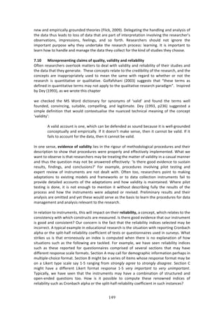 !%B"
"
1%&!:1'!%2P7$7/:**K!+$#,1'%'!3E%#$7%4!i"*7/0[!5NN=j>!H%*%+:371+!3E%!E:1'*71+!:1'!:1:*K474!#<!
3E%!':3:!3E,4!*%:'4!3#!*#44!#<!':3:!3E:3!:$%!P:$3!#<!713%$P$%3:37#1!719#*971+!3E%!$%4%:$/E%$R4!
#84%$9:37#14[! 72P$%447#14[! <%%*71+4[! :1'! 4#! <#$3E>! D%4%:$/E%$4! 4E#,*'! 1#3! 7+1#$%! 3E%!
72P#$3:13! P,$P#4%! &EK! 3E%K! ,1'%$3:0%! 3E%! $%4%:$/E! P$#/%44! *%:$171+>! ?3! 74! 72P#$3:13! 3#!
*%:$1!E#&!3#!E:1'*%!:1'!2:1:+%!3E%!':3:!3E%K!/#**%/3!<#$!3E%!071'!#<!43,'7%4!3E%K!/E##4%>!!
!
D]/J 2WU?><?>U>N=WNS!LQ;WTU!O[!dX;QW=V7!^;QWRW=V!;NR!?>QW;YWQW=V!
@<3%1!$%4%:$/E%$4!#9%$*##0!2:33%$4!3#!'%:*!&73E!9:*7'73K!:1'!$%*7:87*73K!#<!3E%7$!43,'7%4!:1'!
3E%!':3:!3E:3!3E%K!+%1%$:3%>!!JE%4%!/#1/%P34!$%*:3%!3#!3E%!/$%'787*73K!#<!3E%!$%4%:$/E[!:1'!3E%!
/#1/%P34! :$%! 71:PP$#P$7:3%*K! ,4%'! 3#! 2%:1! 3E%! 4:2%! &73E! $%+:$'! 3#! &E%3E%$! #$! 1#3! 3E%!
$%4%:$/E! 74! T,:1373:379%! #$! T,:*73:379%>! ]#*<:<4E:17! i5NNBj! 4,++%434! 3E:3! f3E%4%! 3%$24! :4!
'%<71%'!71!T,:1373:379%!3%$24!2:K!1#3!:PP*K!3#!3E%!T,:*73:379%!$%4%:$/E!P:$:'7+2h>!!?14P7$%'!
8K!H%K!i-==Bj[!:4!&%!&$#3%!3E74!/E:P3%$!!
!
&%! /E%/0%'! 3E%! ZC! S#$'! '7/37#1:$K! <#$! 4K1#1K24! #<! a9:*7'R! :1'! <#,1'! 3E%! 3%$24! &%**!
<#,1'%'[! /#1971/71+[! 4,73:8*%[! /#2P%**71+[! :1'! *%+7372:3%>! H%K! i-==B[! P5BLj! 4,++%43%'! :!
472P*%!'%<71737#1!3E:3!&#,*'!/#13%X3,:*74%!3E%!1,:1/%'!3%/E17/:*!2%:171+!#<!3E%!/#1/%P3!
a9:*7'73KR!!
!
.!9:*7'!://#,13!74!#1%[!&E7/E!/:1!8%!'%<%1'%'!:4!4#,1'!8%/:,4%!73!74!&%**W+$#,1'%'!
/#1/%P3,:**K!:1'!%2P7$7/:**K>!?<!73!'#%41R3!2:0%!4%14%[!3E%1!73!/:11#3!8%!9:*7'>!?<!73!
<:7*4!3#!://#,13!<#$!3E%!':3:[!3E%1!73!/:11#3!8%!9:*7'>!!
!
?1!#1%!4%14%[!>^WR>NL>!O[!^;QWRW=V!*7%4!71!3E%!$7+#,$!#<!2%3E#'#*#+7/:*!P$#/%',$%4!:1'!3E%7$!
'%4/$7P37#1!3#!4E#&!3E:3!P$#/%',$%4!&%$%!P$#P%$*K!:1'!%<<%/379%*K!72P*%2%13%'>!SE:3!&%!
&:13!3#!#84%$9%!74!3E:3!$%4%:$/E%$4!2:K!8%!3$%:371+!3E%!2:33%$!#<!9:*7'73K!71!:!/:4,:*!2:11%$!
:1'!3E,4!3E%!T,%437#1!2:K!1#3!8%!:14&%$%'!%<<%/379%*K!a?4!3E%$%!+##'!%97'%1/%!3#!4,43:71!
$%4,*34[! <71'71+4[! :1'! /#1/*,47#14UR! "#$! %X:2P*%[! P$#/%',$%4! 719#*971+! P7*#3! 3%4371+! :1'!
%XP%$3! $%97%&! #<! 7143$,2%134! :$%! 1#3! '%:*3! &73E>! @<3%1! 3##[! $%4%:$/E%$4! P#713! 3#! 2:071+!
:':P3:37#14! 3#! %X74371+! 2#'%*4! :1'! <$:2%&#$04! #$! 3#! ':3:! /#**%/37#1! 7143$,2%134! <:7*! 3#!
P$#97'%!'%3:7*%'!://#,134!#<!3E%!:':P3:37#14!:1'!E#&!9:*7'73K!74!2:713:71%'>!SE%$%!P7*#3!
3%4371+! 74! '#1%[! 73! 74! 1#3! %1#,+E! 3#! 2%137#1! 73! &73E#,3! '%4/$7871+! <,**K! 3E%! $%4,*34! #<! 3E%!
P$#/%44! :1'! E#&! 3E%! 7143$,2%134! &%$%! :':P3%'! #$! $%974%'>! )$%*7271:$K! $%4,*34! :1'! 3E%7$!
:1:*K474!:$%!#2733%'!:1'!K%3!3E%4%!&#,*'!4%$9%!:4!3E%!8:474!3#!*%:$1!3E%!P$#/%',$%4!<#$!':3:!
2:1:+%2%13!:1'!:1:*K474!$%*%9:13!3#!3E%!$%4%:$/E>!!
!
?1!$%*:37#1!3#!7143$,2%134[!3E74!&7**!72P:/3!#1!3E%7$!?>QW;YWQW=V7!:!/#1/%P3[!&E7/E!$%*:3%4!3#!3E%!
/#14743%1/K!&73E!&E7/E!/#143$,/34!:$%!2%:4,$%'>!?4!3E%$%!+##'!%97'%1/%!3E:3!#,$!7143$,2%13!
74!+##'!:1'!/#14743%13U!@,$!/#1/%$1!74!3E%!<:/3!3E:3!3E%!$%*7:87*73K!71'7/%4!4%*%/3%'!2:K!8%!
71/#$$%/3>!.!3KP7/:*!%X:2P*%!71!%',/:37#1:*!$%4%:$/E!74!3E%!473,:37#1!&73E!$%P#$371+!6$#18:/E!
:*PE:!#$!3E%!4P*73WE:*<!$%*7:87*73K!/#%<<7/7%13!#<!3%434!#$!T,%437#11:7$%4!,4%'!71!4,$9%K4>!SE:3!
43$70%4!,4!74!3E:3!%$$#1%#,4*K!:1!71'%X!74!/#2P,3%'!&E%1!3E%$%!74!1#!%XP*:1:37#1!#<!E#&!
473,:37#14!4,/E!:4!3E%!<#**#&71+!:$%!3:/0*%'>!"#$!%X:2P*%[!&%!E:9%!4%%1!$%*7:87*73K!71'7/%4!
4,/E! :4! 3E%4%! $%P#$3%'! <#$! T,%437#11:7$%4! /#2P$74%'! #<! 4%9%$:*! 4%/37#14! 3E:3! 2:K! E:9%!
'7<<%$%13!$%4P#14%!4/:*%!<#$2:34>!C%/37#1!.!2:K!/:**!<#$!'%2#+$:PE7/!71<#$2:37#1!P%$E:P4!71!
2,*37P*%W/E#7/%!<#$2:3>!C%/37#1!O!27+E3!8%!:!4%$7%4!#<!73%24!&E#4%!$%4P#14%!<#$2:3!2:K!8%!
#1!:!Q70%$3!3KP%!4/:*%!4:K!-WI!$:1+71+!<$#2!-'(3*+7N!.+())!3#!-'(3*+7N!/1-.+())>!C%/37#1!6!
27+E3! E:9%! :! '7<<%$%13! Q70%$3! <#$2:3! $%4P#14%! -WI! 8)(N! 12<3('.*'! 3#! 8)(N! 6*12<3('.*'>!
JKP7/:**K[! &%! E:9%! 4%%1! 3E:3! 3E%! 7143$,2%134! 2:K! E:9%! :! /#2871:37#1! #<! 43$,/3,$%'! :1'!
#P%1W%1'%'! T,%437#14! 3##>! Y#&! 74! 73! P#4478*%! 3#! /#2P,3%! 3E%4%! $%1#&1%'! 71'7/%4! #<!
$%*7:87*73K!4,/E!:4!6$#18:/E!:*PE:!#$!3E%!4P*73WE:*<!$%*7:87*73K!/#%<<7/7%13!71!4,/E!7143:1/%4U!
 