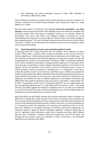 !&!"
"
• P%%$! '%8$7%<71+[! :1'! #3E%$! 3%/E17T,%4! iQ71/#*1! l! ],8:[! -=(Im! Z/Z7**:1! l!
C/E,2:/E%$[!5NNLm!):33#1[!5NN-j>!!
!
JE%4%!9%$7<7/:37#1!2%/E:17424!:4/%$3:71!3E:3!$%4%:$/E!P$#/%',$%4!:1'!3E%7$!#,3/#2%4!:$%!
/E%/0%'[! /#1<7$2%'! :1'! /#$$%/3%'! ',$71+! <7%*'&#$0! 3E,4! %14,$71+! 3E%! $7+#,$! #<! :! 43,'K!
iZ#$4%[!%3!:*>[!5NNBj>!
!
S%!43$%44!3E:3!2:33%$4!#<!9%$7<7/:37#1!:1'!9:*7':37#1!=>NR!=O!Y>!O^>?QOOM>R!#$!;?>!O[=>N!
TWUUWNS!71!$%4%:$/E!$%P#$34!:1'!3E%4%4>!Z#$%!'%3:7*%'!://#,134!#<!9%$7<7/:37#1!43$:3%+7%4!:1'!
3%/E17T,%4!&#,*'!%1E:1/%!3E%!43:3,$%!#<!T,:*73:379%!$%4%:$/E!71[!<#$!%X:2P*%[!3E%4%4!:1'!
'744%$3:37#14>! S%! /#1/,$! &73E! Z#$4%! :1'! /#**%:+,%4! i5NNBj! 71! :44%$371+! 3E%! /$,/7:*!
$%4P#14787*73K!#<!3E%!$%4%:$/E%$!71!:44,$71+!$7+#,$!71!$%4%:$/E!$:3E%$!f3E:1!%X3%$1:*!A,'+%4!#<!
3E%!/#2P*%3%'!P$#',/3h>!JE74!/:**4!<#$!'%%P%$!$%<*%X7973K!:1'!4%*<W/$737/742!#1!3E%!P:$3!#<!3E%!
$%4%:$/E%$!71!$%*:37#1!3#!3E%!3%/E17T,%4!:1'!2%3E#'4!,4%'!3#!%14,$%!3E%!713%+$73K[!9:*7'73K!
:1'!://,$:/K!#<!3E%!<71'71+4>!!
!
D]/4 +=;=WU=WL;QQV!UWSNW[WL;N=!?>UXQ=U!^>?UXU!<?;L=WL;QQV!UWSNW[WL;N=!?>UXQ=U!
?1! :1:*K471+! ':3:! <$#2! :! 43,'K! $%4%:$/E%$4! <:/%! 3E%! T,%437#1[! vY#&! 72P#$3:13! :$%! 3E%4%!
$%4,*34Uv! i]:**[! 5NN-j[! :! T,%437#1! #<3%1! :14&%$%'! 2743:0%1*K! 97:! 3E%! $%4,*34! #<! 3%434! #<!
43:37437/:*!47+17<7/:1/%>!`1<#$3,1:3%*K!:4!1#3%'!:!<%&!'%/:'%4!8:/0!:1'!437**!9:*7'!3#':K[!fJ##!
<%&! $%4%:$/E%$4! ,1'%$43:1'! &E:3! 43:37437/:*! 47+17<7/:1/%! 3%4371+! '#%4! :1'! '#%4! 1#3! '#[! :1'!
/#14%T,%13*K! 3E%7$! $%4,*34! :$%! 274713%$P$%3%'h! iJE#2P4#1[! -==Gj>! .! 43:37437/:**K! 47+17<7/:13!
$%4,*3!74!#<3%1!2743:0%1*K!713%$P$%3%'!:4!72P*K71+!P$:/37/:*!47+17<7/:1/%!#$!72P#$3:1/%!#<!3E%!
$%4,*3!#<!43,'K>!?1!T,:1373:379%!:1:*K474[!<71'71+!:!43:37437/:**K!47+17<7/:13!$%4,*3!$%4,*34!71!3E%!
$%A%/37#1! #<! 3E%! 1,**! EKP#3E%474[! &E7/E! 4%%04! 3#! ://#,13! <#$! #84%$9%'! $%4,*34! 71! 3%$24! #<!
1#$2:*! 9:$7:37#14[! /E:1/%! #//,$$%1/%4! #$! 4:2P*71+! %$$#$>! ?3! 74! 72P%$:379%! 3#! 1#3%! 3E:3! :!
43:37437/:**K!47+17<7/:13!$%4,*3!/:1!8%!<#,1'!<#$!42:**!%<<%/3!47e%4!#$!'7<<%$%1/%4!P$#97'%'!3E%!
4:2P*%!74!*:$+%!%1#,+E!ic71+[!5NN5j>!]:**!i5NN-j!1#3%4!3E:3!:/E7%971+!43:37437/:*!47+17<7/:1/%!74!
%:47*K!71<*,%1/%'!8K!4:2P*%!47e%[!3E%!9:*,%!#<!~!,4%'!:4!3E%!/$73%$7#1!<#$!$%A%/371+!3E%!1,**!
EKP#3E%474[!:1'!&E%3E%$!3E%!3%43!#<!43:37437/:*!47+17<7/:1/%!74!#1%W3:7*%'!#$!3&#W3:7*%'>!c71+!
i5NN5j!1#3%4!3E:3!43:37437/:*!47+17<7/:1/%!2:K!:$74%!',%!3#!:!*:$+%!%<<%/3[!:!*:$+%!4:2P*%!47e%[!
#$!8#3Em!f/#14%T,%13*K[!$%4,*34!2:K!8%!f43:37437/:**K!47+17<7/:13h!',%!3#!:!*:$+%!4:2P*%!47e%[!
8,3!1#3!P$:/37/:**K!47+17<7/:13!',%!3#!:!42:**!%<<%/3!i:1'!3E%!/#19%$4%!74!3$,%jh>!!6#1/,$$71+!
&73E!3E74[!]:**!i5NN-j!4,++%434!3E%!<71'71+!#<!:!47+17<7/:13!$%4,*3!71!#,$!':3:!74!1#3!72P#$3:13!
71!:1'!#<!734%*<!:1'!3E:3!3E%!3%434!#<!43:37437/:*!47+17<7/:1/%!4:K!97$3,:**K!1#3E71+!:8#,3!3E%!
72P#$3:1/%!#$!P$:/37/:*!47+17<7/:1/%!#<!:!$%4%:$/E!$%4,*3>!!
!
O#3E!c71+!i5NN5j!:1'!]:**!i5NN-j!71372:3%!3E:3!P$:/37/:*!47+17<7/:1/%!*##04!:3!&E%3E%$!3E%!
'7<<%$%1/%!#$!$%*:37#14E7P!74!*:$+%!%1#,+E!3#!8%!#<!9:*,%!71!:!P$:/37/:*!4%14%!:1'!P#713!#,3!
3E:3!!8K!734%*<[!43:37437/:*!47+17<7/:1/%!3%4371+!74!71:'%T,:3%!<#$!'%3%$27171+!3E%!72P#$3:1/%!#<!
$%4,*34!:1'!3E%!*70%*7E##'!#<!#83:7171+!4727*:$!$%4,*34!71!3E%!<,3,$%>!"#$!P$:/37/:*!47+17<7/:1/%!
73!74!72P#$3:13!3#!:44%44!3E%!72P*7/:37#14!:1'!2%:171+!#<!3E%!47+17<7/:13!$%4,*3!71!$%:*!*7<%>!
]79%1! 3E74! '7<<%$%1/%! 71! /#1/%P3,:*! 2%:171+! #<! 43:37437/:*! :1'! P$:/37/:*! 47+17<7/:1/%[! :1!
72P#$3:13! /:,37#1! 74! :*&:K4! 3#! 4P%/7<K! f43:37437/:**K! 47+17<7/:13h! 7143%:'! #<! 4E#$3%171+! 3E%!
3%$2!3#!f47+17<7/:13h!&E%1!$%<%$$71+!3#!$%4,*34!<$#2!:!43:37437/:*!3%43!ic71+[!5NN5j>!S73E#,3!
3E:3! 3E%! &#$'! v47+17<7/:13v! 274*%:'4! P$#<%447#1:*! P$:/3737#1%$4! :1'! 3E%! *:K! P,8*7/! 713#!
3E71071+! 3E:3! 3E%! $%4%:$/E! $%4,*34! :$%! 72P#$3:13! #$! 3E:3! :! $%4,*3! 3E:3! 74! 1#3! 43:37437/:**K!
47+17<7/:13!74!1#3!72P#$3:13!i]:**[!5NN-j>!
!
!
!
 