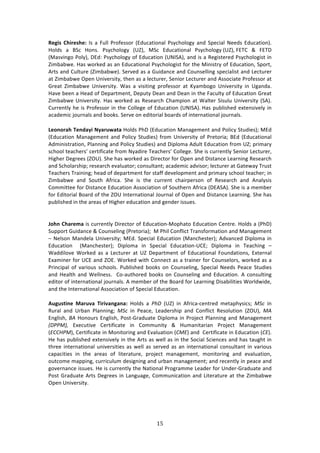 !&"
"
.>SWU! ):W?>U:>F! ?4! :! ",**! )$#<%44#$! iF',/:37#1:*! )4K/E#*#+K! :1'! CP%/7:*! _%%'4! F',/:37#1j>!
Y#*'4! :! OC/! Y#14>! )4K/E#*#+K! i`nj[! ZC/! F',/:37#1:*! )4K/E#*#+K!i`nj[!"FJ6! l! "FJH!
iZ:4971+#!)#*Kj[!HF'!)4K/E#*#+K!#<!F',/:37#1!i`_?C.j[!:1'!74!:!D%+743%$%'!)4K/E#*#+743!71!
n728:8&%>!Y:4!&#$0%'!:4!:1!F',/:37#1:*!)4K/E#*#+743!<#$!3E%!Z71743$K!#<!F',/:37#1[!CP#$3[!
.$34!:1'!6,*3,$%!in728:8&%j>!C%$9%'!:4!:!],7':1/%!:1'!6#,14%**71+!4P%/7:*743!:1'!Q%/3,$%$!
:3!n728:8&%!@P%1!`179%$473K[!3E%1!:4!:!*%/3,$%$[!C%17#$!Q%/3,$%$!:1'!.44#/7:3%!)$#<%44#$!:3!
]$%:3! n728:8&%! `179%$473K>! S:4! :! 9747371+! P$#<%44#$! :3! cK:28#+#! `179%$473K! 71! `+:1':>!
Y:9%!8%%1!:!Y%:'!#<!H%P:$32%13[!H%P,3K!H%:1!:1'!H%:1!71!3E%!":/,*3K!#<!F',/:37#1!]$%:3!
n728:8&%!`179%$473K>!Y:4!&#$0%'!:4!D%4%:$/E!6E:2P7#1!:3!S:*3%$!C74,*,!`179%$473K!iC.j>!
6,$$%13*K!E%!74!)$#<%44#$!71!3E%!6#**%+%!#<!F',/:37#1!i`_?C.j>!Y:4!P,8*74E%'!%X3%1479%*K!71!
:/:'%27/!A#,$1:*4!:1'!8##04>!C%$9%!#1!%'73#$7:*!8#:$'4!#<!713%$1:37#1:*!A#,$1:*4>!!!!
%>ONO?;:!">NR;VW!*V;?XP;=;!Y#*'4!)EH!iF',/:37#1!Z:1:+%2%13!:1'!)#*7/K!C3,'7%4jm!ZF'!
iF',/:37#1!Z:1:+%2%13!:1'!)#*7/K!C3,'7%4j!<$#2!`179%$473K!#<!)$%3#$7:m!OF'!iF',/:37#1:*!
.'271743$:37#1[!)*:1171+!:1'!)#*7/K!C3,'7%4j!:1'!H7P*#2:!.',*3!F',/:37#1!<$#2!`nm!P$72:$K!
4/E##*!3%:/E%$4R!/%$37<7/:3%!<$#2!_K:'7$%!J%:/E%$4R!6#**%+%>!CE%!74!/,$$%13*K!C%17#$!Q%/3,$%$[!
Y7+E%$!H%+$%%4!in@`j>!CE%!E:4!&#$0%'!:4!H7$%/3#$!<#$!@P%1!:1'!H743:1/%!Q%:$171+!D%4%:$/E!
:1'!C/E#*:$4E7Pm!$%4%:$/E!%9:*,:3#$m!/#14,*3:13m!:/:'%27/!:'974#$m!*%/3,$%$!:3!]:3%&:K!J$,43!
J%:/E%$4!J$:7171+m!E%:'!#<!'%P:$32%13!<#$!43:<<!'%9%*#P2%13!:1'!P$72:$K!4/E##*!3%:/E%$m!71!
n728:8&%! :1'! C#,3E! .<$7/:>! CE%! 74! 3E%! /,$$%13! /E:7$P%$4#1! #<! D%4%:$/E! :1'! .1:*K474!
6#22733%%!<#$!H743:1/%!F',/:37#1!.44#/7:37#1!#<!C#,3E%$1!.<$7/:!iHF.C.j>!CE%!74!:!2%28%$!
<#$!F'73#$7:*!O#:$'!#<!3E%!n@`!?13%$1:37#1:*!b#,$1:*!#<!@P%1!:1'!H743:1/%!Q%:$171+>!CE%!E:4!
P,8*74E%'!71!3E%!:$%:4!#<!Y7+E%$!%',/:37#1!:1'!+%1'%$!744,%4>!!!
!
ZO:N!):;?>T;!74!/,$$%13*K!H7$%/3#$!#<!F',/:37#1WZ#PE:3#!F',/:37#1!6%13$%>!Y#*'4!:!i)EHj!
C,PP#$3!],7':1/%!l!6#,14%*71+!i)$%3#$7:jm!!Z!)E7*!6#1<*7/3!J$:14<#$2:37#1!:1'!Z:1:+%2%13!
o!_%*4#1!Z:1'%*:!`179%$473Km!ZF'>!CP%/7:*!F',/:37#1!iZ:1/E%43%$jm!.'9:1/%'!H7P*#2:!71!
F',/:37#1! ! iZ:1/E%43%$jm! H7P*#2:! 71! CP%/7:*! F',/:37#1W`6Fm! H7P*#2:! 71! J%:/E71+! o!
S:''7*#9%! S#$0%'! :4! :! Q%/3,$%$! :3! `n! H%P:$32%13! #<! F',/:37#1:*! "#,1':37#14[! FX3%$1:*!
FX:271%$!<#$!`6F!:1'!n@F>!S#$0%'!&73E!6#11%/3!:4!:!3$:71%$!<#$!6#,14%*#$4[!&#$0%'!:4!:!
)$71/7P:*! #<! 9:$7#,4! 4/E##*4>! ),8*74E%'! 8##04! #1! 6#,14%*71+[! CP%/7:*! _%%'4! )%:/%! C3,'7%4!
:1'!Y%:*3E!:1'!S%**1%44>!!6#W:,3E#$%'!8##04!#1!6#,14%*71+!:1'!F',/:37#1>! .!/#14,*371+!
%'73#$!#<!713%$1:37#1:*!A#,$1:*4>!.!2%28%$!#<!3E%!O#:$'!<#$!Q%:$171+!H74:87*737%4!S#$*'&7'%[!
:1'!3E%!?13%$1:37#1:*!.44#/7:37#1!#<!CP%/7:*!F',/:37#1>!!!!!
!
#XSXU=WN>! 2;?X^;! "W?W^;NS;N;F! Y#*'4! :! >,@! i`nj! 71! .<$7/:W/%13$%'! 2%3:PEK47/4m! Q&:! 71!
D,$:*! :1'! `$8:1! )*:1171+m! Q&:! 71! )%:/%[! Q%:'%$4E7P! :1'! 6#1<*7/3! D%4#*,37#1! in@`j[! QA!
F1+*74E[!UA!Y#1#,$4!F1+*74E[!)#43W]$:',:3%!H7P*#2:!71!)$#A%/3!)*:1171+!:1'!Z:1:+%2%13!
S@>>QTF! FX%/,379%! 6%$37<7/:3%! 71! 6#22,173K! l! Y,2:173:$7:1! )$#A%/3! Z:1:+%2%13!
iVCCW>Qj[!6%$37<7/:3%!71!Z#173#$71+!:1'!F9:*,:37#1!iCQVj!:1'!!6%$37<7/:3%!71!F',/:37#1!iCVj>!
Y%!E:4!P,8*74E%'!%X3%1479%*K!71!3E%!.$34!:4!&%**!:4!71!3E%!C#/7:*!C/7%1/%4!:1'!E:4!3:,+E3!71!
3E$%%!713%$1:37#1:*!,179%$4737%4!:4!&%**!:4!4%$9%'!:4!:1!713%$1:37#1:*!/#14,*3:13!71!9:$7#,4!
/:P:/737%4! 71! 3E%! :$%:4! #<! *73%$:3,$%[! P$#A%/3! 2:1:+%2%13[! 2#173#$71+! :1'! %9:*,:37#1[!
#,3/#2%!2:PP71+[!/,$$7/,*,2!'%47+171+!:1'!,$8:1!2:1:+%2%13m!:1'!$%/%13*K!71!P%:/%!:1'!
+#9%$1:1/%!744,%4>!Y%!74!/,$$%13*K!3E%!_:37#1:*!)$#+$:22%!Q%:'%$!<#$!`1'%$W]$:',:3%!:1'!
)#43!]$:',:3%!.$34!H%+$%%4!71!Q:1+,:+%[!6#22,17/:37#1!:1'!Q73%$:3,$%!:3!3E%!n728:8&%!
@P%1!`179%$473K>!!
!
!
!
 