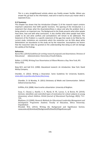 !6'"
"
JE74! 74! :! 9%$K! 43$:7+E3<#$&:$'! :/37973K! &E%$%! K#,! <$:10*K! :14&%$! d%4^_#>! SE%$%! K#,!
:14&%$!_#[!+#!8:/0!3#!3E%!71<#$2:37#1[!$%:'!:1'!$%W$%:'!3#!%14,$%!K#,!2:43%$!&E:3!74!
%XP%/3%'!#<!K#,>!
!
I]/D!+XTT;?V!
JE74!6E:P3%$!E:4!4E#&1!3E:3!3E%!?13$#',/37#1!i6E:P3%$!-j!#<!3E%!$%4%:$/E!$%P#$3!/#13:714!
72P#$3:13! 4,84%/37#14! 3E:3! <,*<7**! 4P%/7<7/! <,1/37#14>! JE%! #P%171+! #<! 3E%! ?13$#',/37#1! 74! :!
43:3%2%13! 3E:3! 4E#&4! &E:3! 3E%! '744%$3:37#1^3E%474! 74! :8#,3! :1'! &EK! 3E%! P$#8*%2! 3E:3! 74!
8%71+!4#*9%'!74!:1!72P#$3:13!#1%>!JE%!O:/0+$#,1'!3#!3E%!C3,'K!P$%4%134!&E:3!#3E%$!P%#P*%!
E:9%!'#1%[!E#&!:1'!&73E!&E:3!/#1/*,47#14>!?3!:*4#!/*:$7<7%4!&E:3!#3E%$!P%#P*%!E:9%!8%%1!
,1:8*%! 3#! '#! :1'! &E:3! /#1<*7/34! :1'! /#13$:'7/37#14! 437**! $%2:71! 3#! 8%! :''$%44%'>! JE%!
C3:3%2%13!#<!3E%!)$#8*%2!74!:!4P%/7<7/!43:3%2%13!#<!3E%!+:P!3E:3!1%%'4!3#!8%!<7**%'!8K!3E%!
/,$$%13! 43,'K>! Q7273:37#14! :$%! /#143$:7134! &E7/E! 3E%! $%4%:$/E%$! /:1! '#! *733*%! :8#,3! &E7*%!
H%*7273:37#14! :$%! 8#,1':$7%4! 3#! 3E%! 43,'K!4%3!8K!3E%!$%4%:$/E%$>!.44,2P37#14!:$%!<:/3#$4!
3E:3!3E%!$%4%:$/E%$!3:0%4!<#$!+$:13%'!#1!3E%!,1'%$43:1'71+!3E:3!'#71+!4#!&7**!1#3!':2:+%!
3E%!9:*7'73K!#<!3E%!<71'71+4>!
!
.>[>?>NL>U!
V.-;<"_0)0"O#G!GP0F*,)15,%12-6('-G',&,%7-'1213'+4-<'(<(2352-3%)-),221'&3&,(%20"S454+4;<";E"
7=D/.,4;<.9" ")=I4<4+,-.,4;<a"J<453-+4,>";E"H;D,8"S.;,.0"
V;93-0"d0"O!BB6P0"C-4,4<A"X;D-"S4++3-,.,4;<"4<"[4E,33<"_4<D,3+"."S.>0"T3L"X;-?"TXa"
W3<->"W;9,0"
O#$+! S>D>! :1'! ]:**! H>]>! i-==Nj>! V/6:.'13*.7! ()-).(:,B! A*! 1*'(3/6:'13*>! _%&! d#$0! H:97'!
Z/c:K!6#2P:1K>!
!
6E:1'*%$[! H>! i5N--j>! S$7371+! :! H744%$:37#1>! C#2%! ],7'%*71%4! <#$! `179%$473K! C3,'%134>!
LLL0.*3-0/+0:D-=D303=D]8;I3]=3+]3++.>>!!
!
6E:1'*%$[! H>! l! Z,1':K[! D>! i5N--j! @1:'13*.(N! 34! Q)/1.! .*/! C3226*1:.'13*>! @X<#$'!
@X<#$'!`179%$473K!)$%44>!
!
]$7<<73E4[!D>_>!i5NN(j>!Y#&!3#!&$73%!:!'744%$3:37#1>!`179%$473K!#<!O$7+E3#1>!
!
UD.>?" [0?" Z8.<.9?" d0?" @.,3993?" Z0" [0?" _.-+8?" W0" C0?" e.-;+3?" H0?" f" V;454<?" _0" O#G!GP0"
Y<,-4<+4/?"4=3<,4E43=?".<="/;<,-;993=",>:3+";E"I;,45.,4;<"E;-"+/8;;9"+D*23/,+"4<">;D<A"
393I3<,.->" +/8;;9" /849=-3<0" H',&,24- I(*'%35- (6- J)*+3&,(%35- K28+4(5(78L- 9BO%P?" (!!g
($&0"
_.:EDI;?"d0H"O#GG6P0"01213'+4-?1&4()2-6('-J)*+3&,(%35-M13)1'24,<-?3%371D1%&-3%)-
N1A15(<D1%&- K'(7'3DD1- C&*)1%&2#" [./D9,>" ;E" 7=D/.,4;<?" )E-4/." J<453-+4,>0"
J<:D*94+83="
C;;=.99?" C0U0" O#G!#P0" C-4,4<A" ,83" V./A-;D<=" .<=" H4A<4E4/.</3" H3/,4;<0"
/.+..0D<I03=]=;L<9;.=]V./A-;D<=h#G.<=h#GH4A<4E4/.</30:=E"""
!
!
"
! ! !
!
!
!
!
 
