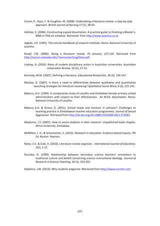 #G!"
"
6$#171[!)>[!DK:1[!">!l!6#,+E*:1[!Z>!i5NN(j>!`1'%$3:071+!:!*73%$:3,$%!$%97%&!:!43%PW8KW43%P!
:PP$#:/E>!U(1'1-,!X36(*.7!34!d6(-1*+!%c!i-j[!B(WGB>!
!
Y#<43%%[!F>!i5NNLj>!6#143$,/371+!:!+##'!'744%$3:37#1!.!P$:/37/:*!+,7'%!3#!<7174E71+!:!Z:43%$R4[!
ZO.!#$!)EH!#1!4/E%',*%>!D%3$7%9%'!!<$#2!E33P^^&&&>%X:/37/:>/#>e:!!
!
b%+%'%[!b>@>!i-==Ij>!R,)!:3*:1-)!,.*/D33K!34!()-).(:,!2)',3/->!D#2:!_:37#1:*!`179%$473K!#<!
Q%4#3E#>!
!
c1#P<[! b>S>! i5NNLj>! H#71+! :! *73%$:3,$%! $%97%&>! >&! X.*6.(NF! %$cL%J$>! D%3$7%9%'! <$#2!
E33P^^4#/74/7>/#*#$:'#>%',^0:11%$^&$7371+^*73$%9>P'<>!
!
Q71'4:K[!O>!i5N-Nj>!D:3%4!#<!43,'%13!'74/7P*71:$K!:/37#1!71!.,43$:*7:1!,179%$4737%4>!A6-'(.71.*!
M*18)(-1'1)-!9)81)=F!"$!i5j[!5;WB5>!
!
c%11%'K[!Z>Z>!i5NN;j>!H%<7171+!:!*73%$:3,$%>!V/6:.'13*.7!9)-).(:,)(F!J;!iBj[!-B=W-G;>!
!
Z:/0:K[! ]>! i5NN;j>! ?4! 3E%$%! :! 1%%'! 3#! '7<<%$%137:3%! 8%3&%%1! T,:*73:379%! :1'! T,:1373:379%!
4%:$/E71+!43$:3%+7%4!<#$!*73%$:3,$%!$%97%&71+U!56.71'.'18)!&3:1.7!3(KF!;!i5j[!5B-W5G->!
!
Z:0,$:[!.>Y>!i-===j>!.!/#2P:$:379%!43,'K!#<!Q%4#3E#!:1'!n728:8&%!<%2:*%!P$72:$K!4/E##*!
:'271743$:3#$4!&73E!$%4P%/3!3#!3E%7$!%<<%/379%1%44>!!.1!Z>F'>!'744%$3:37#1>!D#2:!
_:37#1:*!`179%$473K!#<!Q%4#3E#>!!
!
Z:0,$:! .>Y>! l! n7$%9:[! H>! i5N--j>! C/E##*! E%:'4! :1'! 2%13#$4! 71! /:E##34U! 6E:**%1+%4! 3#!
3%:/E71+!P$:/37/%!71!n728:8&%:1!3%:/E%$!%',/:37#1!P$#+$:22%4>!X36(*.7!34!&)O6.7!
A++()--13*#!D%3$7%9%'!<$#2!E33P^^'X>'#7>#$+^-N>-N(N^-BII5LNN>5N-->I;BI(B!!!
!
Z:P<,2#[!b>C>!i5NN;j>!W3=!'3!.--1-'!-'6/)*'-!1*!',)1(!()-).(:,>!`1P,8*74E%'!8##0!/E:P3%$[!
.<$7/:!`179%$473K[!n728:8&%>!!
!
Z/Z7**:1[!b>!Y>[!l!C/E,2:/E%$[!C>!i5N-Nj>!9)-).(:,!1*!)/6:.'13*B!V81/)*:)LD.-)/!1*Y61(NF!c',!
V/#!O#43#1!)%:$4#1>!
!
_#3:$[!6>F>!l!6#*%[!M>!i5N-Nj>!Q73%$:3,$%!$%97%&!#$+:17e%$>!!E*')(*.'13*.7!X36(*.7!34!V/6:.'13*F!
$i5j[!-W-;>!
!
CE,28:[! @>! i-===j>! D%*:37#14E7P! 8%3&%%1! 4%/#1':$K! 4/7%1/%! 3%:/E%$4R! #$7%13:37#1! 3#!
3$:'737#1:*!/,*3,$%!:1'!8%*7%<4!/#1/%$171+!4/7%1/%!7143$,/37#1:*!7'%#*#+K>!X36(*.7!34!
9)-).(:,!1*!&:1)*:)!R).:,1*+F!J;!iBj[!BBBWBII>!
!
C3%PE%14[!b>Z>!i5N-Bj>!SEK!43,'%134!P*:+7:$74%>!D%3$7%9%'!<$#2!E33P^^&&&>3,$17371>/#2!!
!
!
!
!
!
!
!
!
!
 