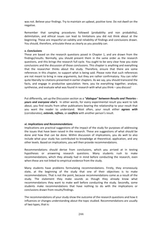 #%%"
"
&:4!1#3>!O%*7%9%!K#,$!<71'71+4>!J$K!3#!2:713:71!:1!,P8%:3[!P#47379%!3#1%>!H#!1#3!'&%**!#1!3E%!
1%+:379%>!!
!
D%2%28%$! 3E:3! 4:2P*71+! P$#/%',$%4! <#**#&%'! iP$#8:87*73K! :1'! 1#1! P$#8:87*73Kj[!
'%*7273:37#1[! :1'! %3E7/:*! 744,%4! /:1! *%:'! 3#! *7273:37#14! K#,! '7'! 1#3! 3E710! :8#,3! :3! 3E%!
8%+71171+>!JE%4%!:$%!72P:/3<,*!#1!9:*7'73K!:1'!$%*7:87*73K!#<!<71'71+4!:1'!/#1/*,47#14!'$:&1>!
d#,!4E#,*'[!3E%$%<#$%[!:$37/,*:3%!3E%4%!:4!/*%:$*K!:4!K#,!P#4478*K!/:1>!
!
=M)A+'19,.&+'.)
JE%4%! :$%! 8:4%'! #1! 3E%! $%4%:$/E! T,%437#14! P#4%'! 71! 6E:P3%$! -[! :1'! :$%! '$:&1! <$#2! 3E%!
<71'71+4^$%4,*34>! _#$2:**K[! K#,! 4E#,*'! P$%4%13! 3E%2! 71! 3E%! 4:2%! #$'%$! :4! 3E%! $%4%:$/E!
T,%437#14[!:1'!3E74!8$71+4!3E%!$%4%:$/E!<,**!/K/*%>!d#,!#,+E3!3#!8%!9%$K!/*%:$!E#&!K#,!43:3%!
/#1/*,47#14!:1'!3E%!'74/,447#1!#<!3E#4%!/#1/*,47#14>!JE74!/E:P3%$!74!:1K3E71+!:1'!%9%$K3E71+!
3E:3! 3E%! $%4%:$/E%$! 3E7104! :8#,3! 3E%! 43,'K>! JE%$%<#$%[! %14,$%! 3E:3! 3E%$%! :$%! 4#2%!
$%<%$%1/%4!71!3E74!/E:P3%$[!3#!4,PP#$3!&E:3!74!8%71+!4:7'>!)*%:4%!1#3%!3E:3!4,/E!$%<%$%1/%4!
:$%!1#3!2%:13!3#!8$71+!71!1%&!:$+,2%134[!8,3!3E%K!:$%!$:3E%$!/#1<7$2:3#$K>!d#,!/:1!$%<%$!
T,73%!*78%$:**K!3#!/73:37#14!P$%4%13%'!71!%:$*7%$!/E:P3%$4>!.4!&%!4:K[!K#,!4E#,*'!3$:14/%1'!3E%!
<:/34[! :1'! %1+:+%! 71! P$#',/379%! 4P%/,*:37#1>! Y%$%[! K#,! 37%! %9%$K3E71+! 3#+%3E%$[! :1:*K4%[!
4K13E%474%[!:1'!%9:*,:3%!&E:3!&:4!<#,1'!71!$%4%:$/E!&73E!&E:3!K#,!3E710!o!K#,!'74/,44g!
!
),3!'7<<%$%13*K[!4%3!,P!3E%!H74/,447#1!4%/37#1!:4!:!n6&%9+(,#n)S#/T##')3#.,9/.)%'6)<4#+"&#.!a)
:+,".)%'6)#=#":+'#)#9.#@.>!!?1!#3E%$!&#$'4[!<#$!%9%$K!%XP%$72%13:*!$%4,*3!K#,!&:13!3#!3:*0!
:8#,3[!K#,!<71'!$%4,*34!<$#2!#3E%$!P,8*7/:37#14!8%:$71+!3E%!$%*:37#14E7P!3#!K#,$!$%4,*3!3E:3!
K#,! &:13! 3E%! $%:'%$! 3#! ,1'%$43:1'>!! Z#43! #<3%1[! K#,$! $%4,*3! %73E%$! %("##.) T&/4!
i/#$$#8#$:3%4j[!#Q/#'6.F!"#R&'#.[!#$!1+'R9&1/.!&73E!:1#3E%$!P%$4#1R4!$%4,*3>!!
!
=&M)X8$9&1%/&+'.)%'6)3#1+88#'6%/&+'.)
?2P*7/:37#14!:$%!P$:/37/:*!4,++%437#14!#<!3E%!72P:/3!#<!3E%!43,'K!<#$!P,$P#4%4!#<!:''$%4471+!
3E%!744,%4!3E:3!E:9%!8%%1!$:74%'!71!3E%!$%4%:$/E>!JE%4%!:$%!4,++%437#14!#<!&E:3!4E#,*'!8%!
'#1%! :1'! E#&! 3E:3! /:1! 8%! '#1%>! S73E71! '74/,447#1! #<! 72P*7/:37#14[! K#,! '#! &%**! 3#! :*4#!
71/*,'%!&E:3!K#,$!43,'K!E:4!/#13$78,3%'!3#!01#&*%'+%!:3!3E%#$%37/:*[!:PP*7/:37#1[!:1'!:1K!
#3E%$!*%9%*4>!O:4%'!#1!72P*7/:37#14[!K#,!&7**!3E%1!P$#97'%!$%/#22%1':37#14>!
!
D%/#22%1':37#14! 4E#,*'! '%$79%! <$#2! /#1/*,47#14[! &E7/E! K#,! :$$79%'! :3! 71! 3%4371+!
EKP#3E%4%4! #$! :14&%$71+! $%4%:$/E! T,%437#14>! Z:1K! 43,'%134! $,4E! 3#! 2:0%!
$%/#22%1':37#14[! &E7/E! 3E%K! :*$%:'K! E:'! 71! 271'! 8%<#$%! /#1',/371+! 3E%! $%4%:$/E[! %9%1!
&E%1!3E%4%!:$%!1#3!*710%'!3#!%2P7$7/:*!%97'%1/%!<$#2!3E%!43,'K>!
!
Z:1K! 43,'%134! E:9%! P$#8*%24! <#$2,*:371+! $%/#22%1':37#14>! "7$43*K[! 3E%K! %$$#1%#,4*K!
43:3%[! :3! 3E%! 8%+71171+! #<! 3E%! 43,'K! 3E:3! #1%! #<! 3E%7$! #8A%/379%4! 74! 3#! 2:0%!
$%/#22%1':37#14>!JE:3!74!1#3!3E%!P#713[!8%/:,4%!$%/#22%1':37#14!/#2%!:4!:!$%4,*3!#<!3E%!
43,'K>! JE%! 43:3%2%13! 3E%K! 2:0%! 4#,1'4! :4! 3E#,+E! 3E%K! :*$%:'K! 01#&! &E:3!
$%/#22%1':37#14! 3E%K! &:13! 3#! 2:0%! &%**! 8%<#$%! /#1',/371+! 3E%! 43,'K>! C%/#1'*K[! 4#2%!
43,'%134! 2:0%! $%/#22%1':37#14! 3E:3! E:9%! 1#3E71+! 3#! '#! &73E! 3E%! 72P*7/:37#14! #$!
/#1/*,47#14!'$:&1!<$#2!$%4,*34^<71'71+4>!
!
JE%!$%/#22%1':37#14!#<!K#,$!43,'K!4E#&!3E%!#,3/#2%!#<!3E%!$%4%:$/E!T,%437#14!:1'!E#&!73!
71<*,%1/%4!#$!/E:1+%4!,1'%$43:1'71+!:8#,3!3E%!3#P7/!43,'7%'>!D%/#22%1':37#14!:$%!,4,:**K!
#<!3&#!3KP%4[!3E:3!74!!
 