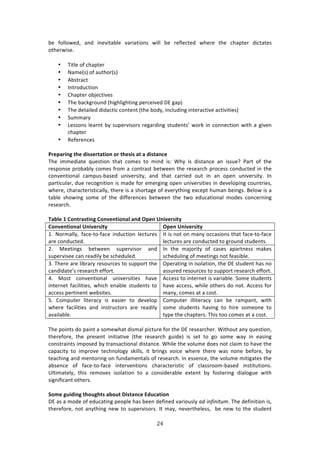 #%"
"
8%! <#**#&%'[! :1'! 71%973:8*%! 9:$7:37#14! &7**! 8%! $%<*%/3%'! &E%$%! 3E%! /E:P3%$! '7/3:3%4!
#3E%$&74%>!
!
• J73*%!#<!/E:P3%$!
• _:2%i4j!#<!:,3E#$i4j!
• .843$:/3!
• ?13$#',/37#1!
• 6E:P3%$!#8A%/379%4!
• JE%!8:/0+$#,1'!iE7+E*7+E371+!P%$/%79%'!HF!+:Pj!
• JE%!'%3:7*%'!'7':/37/!/#13%13!i3E%!8#'K[!71/*,'71+!713%$:/379%!:/379737%4j!
• C,22:$K!
• Q%44#14!*%:$13!8K!4,P%$974#$4!$%+:$'71+!43,'%134R!&#$0!71!/#11%/37#1!&73E!:!+79%1!
/E:P3%$!
• D%<%$%1/%4!
!
-?><;?WNS!=:>!RWUU>?=;=WON!O?!=:>UWU!;=!;!RWU=;NL>!
JE%! 722%'7:3%! T,%437#1! 3E:3! /#2%4! 3#! 271'! 74! SEK! 74! '743:1/%! :1! 744,%U! ):$3! #<! 3E%!
$%4P#14%!P$#8:8*K!/#2%4!<$#2!:!/#13$:43!8%3&%%1!3E%!$%4%:$/E!P$#/%44!/#1',/3%'!71!3E%!
/#19%137#1:*! /:2P,4W8:4%'! ,179%$473K[! :1'! 3E:3! /:$$7%'! #,3! 71! :1! #P%1! ,179%$473K>! ?1!
P:$37/,*:$[!',%!$%/#+1737#1!74!2:'%!<#$!%2%$+71+!#P%1!,179%$4737%4!71!'%9%*#P71+!/#,13$7%4[!
&E%$%[!/E:$:/3%$7437/:**K[!3E%$%!74!:!4E#$3:+%!#<!%9%$K3E71+!%X/%P3!E,2:1!8%71+4>!O%*#&!74!:!
3:8*%! 4E#&71+! 4#2%! #<! 3E%! '7<<%$%1/%4! 8%3&%%1! 3E%! 3&#! %',/:37#1:*! 2#'%4! /#1/%$171+!
$%4%:$/E>!
!
";YQ>!/!)ON=?;U=WNS!)ON^>N=WON;Q!;NR!'<>N!0NW^>?UW=V!
)ON^>N=WON;Q!0NW^>?UW=V! '<>N!0NW^>?UW=V!
->! _#$2:**K[! <:/%W3#W<:/%! 71',/37#1! *%/3,$%4!
:$%!/#1',/3%'>!
?3!74!1#3!#1!2:1K!#//:47#14!3E:3!<:/%W3#W<:/%!
*%/3,$%4!:$%!/#1',/3%'!3#!+$#,1'!43,'%134>!
5>! Z%%371+4! 8%3&%%1! 4,P%$974#$! :1'!
4,P%$974%%!/:1!$%:'7*K!8%!4/E%',*%'>!
?1! 3E%! 2:A#$73K! #<! /:4%4! :P:$31%44! 2:0%4!
4/E%',*71+!#<!2%%371+4!1#3!<%:478*%>!
B>!JE%$%!:$%!*78$:$K!$%4#,$/%4!3#!4,PP#$3!3E%!
/:1'7':3%R4!$%4%:$/E!%<<#$3>!
@P%$:371+!71!74#*:37#1[!3E%!HF!43,'%13!E:4!1#!
:44,$%'!$%4#,$/%4!3#!4,PP#$3!$%4%:$/E!%<<#$3>!
G>! Z#43! /#19%137#1:*! ,179%$4737%4! E:9%!
713%$1%3! <:/7*737%4[! &E7/E! %1:8*%! 43,'%134! 3#!
://%44!P%$371%13!&%8473%4>!
.//%44!3#!713%$1%3!74!9:$7:8*%>!C#2%!43,'%134!
E:9%!://%44[!&E7*%!#3E%$4!'#!1#3>!.//%44!<#$!
2:1K[!/#2%4!:3!:!/#43>!
I>! 6#2P,3%$! *73%$:/K! 74! %:47%$! 3#! '%9%*#P!
&E%$%! <:/7*737%4! :1'! 7143$,/3#$4! :$%! $%:'7*K!
:9:7*:8*%>!
6#2P,3%$! 7**73%$:/K! /:1! 8%! $:2P:13[! &73E!
4#2%! 43,'%134! E:971+! 3#! E7$%! 4#2%#1%! 3#!
3KP%!3E%!/E:P3%$4>!JE74!3##!/#2%4!:3!:!/#43>!
!
JE%!P#7134!'#!P:713!:!4#2%&E:3!'742:*!P7/3,$%!<#$!3E%!HF!$%4%:$/E%$>!S73E#,3!:1K!T,%437#1[!
3E%$%<#$%[! 3E%! P$%4%13! 71737:379%! i3E%! $%4%:$/E! +,7'%j! 74! 4%3! 3#! +#! 4#2%! &:K! 71! %:471+!
/#143$:7134!72P#4%'!8K!3$:14:/37#1:*!'743:1/%>!SE7*%!3E%!9#*,2%!'#%4!1#3!/*:72!3#!E:9%!3E%!
/:P:/73K! 3#! 72P$#9%! 3%/E1#*#+K! 407**4[! 73! 8$71+4! 9#7/%! &E%$%! 3E%$%! &:4! 1#1%! 8%<#$%[! 8K!
3%:/E71+!:1'!2%13#$71+!#1!<,1':2%13:*4!#<!$%4%:$/E>!?1!%44%1/%[!3E%!9#*,2%!2737+:3%4!3E%!
:84%1/%! #<! <:/%W3#W<:/%! 713%$9%137#14! /E:$:/3%$7437/! #<! /*:44$##2W8:4%'! 714373,37#14>!
`*372:3%*K[! 3E74! $%2#9%4! 74#*:37#1! 3#! :! /#147'%$:8*%! %X3%13! 8K! <#43%$71+! '7:*#+,%! &73E!
47+17<7/:13!#3E%$4>!
!
+OT>!SXWRWNS!=:OXS:=U!;YOX=!1WU=;NL>!&RXL;=WON!
HF!:4!:!2#'%!#<!%',/:371+!P%#P*%!E:4!8%%1!'%<71%'!9:$7#,4*K!./!1*41*1'62>!JE%!'%<71737#1!74[!
3E%$%<#$%[!1#3!:1K3E71+!1%&!3#!4,P%$974#$4>!?3!2:K[!1%9%$3E%*%44[!!8%!1%&!3#!3E%!43,'%13!
 