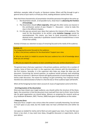 #'G"
"
'%<71737#1[!%X:2P*%[!3:8*%!#<!$%4,*34[!#$!*73%$:3,$%!$%97%&>!@3E%$4!&7**!<*7P!3E$#,+E!3#!+%3!:!
+%1%$:*!4%14%!#<!K#,$!&#$0!#$!#<!E#&!K#,!3E710[!$%:'71+!&E:3%9%$!/:3/E%4!3E%7$!%K%>!!
!
_#3%!3E:3!3E$%%!/E:$:/3%$7437/4!#<!P$%4%13:37#1!4E#,*'!8%!P%$9:479%!3E$#,+E#,3!3E%!&$73%W,P!
7> 3E%!'744%$3:37#1!4E#,*'![!:3!:**!P#4478*%!3,$14[!4E#&!E#&!73!74!;R^;NLWNS!=:>![?ON=W>?U!
O[!MNOPQ>RS>]!
77> JE%!'744%$3:37#1!4E#,*'!?>[Q>L=!O?WSWN;QW=V>!.*3E#,+E!3E74!#<3%1!/#2%4!#,3!/*%:$%43!71!
3E%! /#13$78,37#1! 4%/37#1! #<! K#,$! 6E:P3%$! I! o! H74/,447#1! o! 43$79%! 3#! 2:0%! 3E74!
/*%:$!71!3E%!'7<<%$%13!/E:P3%$4>!
777> ?3!74!3E%!&:K!K#,!P$%4%13!K#,$!7'%:4!3E:3!/:P3,$%4!3E%!713%$%43!#<!3E%!:,'7%1/%>!JE%!
1%%'! <#$! 3E%! '744%$3:37#1! 3#! 8%! &$733%1! ,471+! =>N=;=W^>! Q;NSX;S>! /:11#3! 8%!
#9%$%2PE:474%'>! JE74! 2%:14[! K#,! E:9%! 3#! :9#7'! P$%4%1371+! 71<#$2:37#1! 71!
:84#*,3%!3%$24[!%4P%/7:**K!71!T,:*73:379%!$%4%:$/E!&E%$%!3$,43&#$3E71%44!74!2#$%!
/$737/:*!3E:1!9:*7'73K>!
!
./37973K!G>G!'$:&4!#,$!:33%137#1!3#!&:K4!#<!$%2:7171+!<#/,4%'!3#!3E%!1%%'4!#<!3E%!:,'7%1/%>!
!
#L=W^W=V!8]8!
JE%!<#$%+#71+!'74/,447#1!<#/,4%'!#1!3E%!:,'7%1/%>!
:>!SE#!74!3E%!P$72:$K!:,'7%1/%!<#$!3E%!'744%$3:37#1U!C,PP#$3!K#,$!97%&>!
!
8>!SEK!'#!K#,!3E710!73!74!E%*P<,*!3#!:44,2%!3E:3!K#,$!:,'7%1/%!E:4!:!873!#<!01#&*%'+%!:8#,3!
&E:3!K#,!:$%!&$7371+U!
!
/>!SEK!'#!K#,!%XP%/3!3E%!:,'7%1/%!3#!*%:$1!4#2%3E71+!<$#2!K#,$!&$733%1!'744%$3:37#1U!
!
JE%!+%1%$:*!97%&!74!3E:3!K#,$!4,P%$974#$!74!3E%!P$72:$K!:,'7%1/%[!:1'!3E:3!74!<#$!:!1,28%$!#<!
$%:4#14>!C#2%!#<!3E%2!:$%!3E:3!73!74!3E%!4,P%$974#$!&E#!713%$:/34!&73E!3E%!'744%$3:37#1[!71!
3E%! <7$43! 7143:1/%>! C%/#1'*K[! 73! 74! 3E%! 4,P%$974#$! &E#! E%*P4! K#,! 4E:P%! 3E%! 7'%:4! K#,! &7**!
'#/,2%13>!6#1/%$171+!3E%!4%/#1'!T,%437#1[!1#!:,'7%1/%!&#,*'!4%$7#,4*K!$%:'!4#2%3E71+!
3E%K!E:9%!1#!713%$%43!71>!Z7172,2!713%$%43!&7**!47+17<K!P#44%447#1!#<!4#2%!8:/0+$#,1'!71!3E%!
3E%2%!,1'%$!'74/,447#1>!JE%!$%:4#1!<#$!$%:'71+!74!3#!+:71!4#2%3E71+>!d#,$!$%4P#14%!4E#,*'[!
3E%$%<#$%!8%!:!'%2#143$:37#1!#<!&E:3!73!74!3E:3!3E%!3&#!#$!3E$%%!:,'7%1/%!3KP%4!&7**!8%1%<73>!
!
SE%1!:**!3E%!<#$%+#71+!E:4!8%%1!3:0%1!://#,13!#<[!744,%4!#<!#$+:174:37#1!/#2%!3#!3E%!<#$%>!
!
/8]C!'?S;NWU;=WON!O[!=:>!RWUU>?=;=WON!
@1/%!K#,!E:9%!/E#4%1!K#,$!3:$+%3!:,'7%1/%[!K#,!4E#,*'!#,3*71%!3E%!43$,/3,$%!#<!3E%!3E%474>!
.+:71[!3E%!/#19%137#1!74!3E:3!3E%!'#/,2%13!2,43!$%:'!&%**!<$#2!43:$3!3#!<7174E>!C#2%!<,$3E%$!
37P4!<#$!+##'!#$+:17e:37#1!:$%!4E:$%'!8%*#&>!.'974#$4!#1!P$%P:$71+!3E%!$%4%:$/E!&$73%W,P!
i%>+>!D,'%43:2!l!_%&3#1[!5NN;m!JE#2:4[!5NN=j!E:9%!+79%1!973:*!+,7'%*71%4!#1!3E%!2:33%$>!
!
&M)j##$):+,")R+1,.)
c%%P!K#,$!<#/,4>!Q%1+3E!74!1#3!:!97$3,%!,1*%44!3E%!/#13%13!74!:/3,:**K!713%$%4371+>!d#,!'#!E:9%!
:4!2,/E!4P:/%!:4!K#,!1%%'[!8,3!3E%!$%:'%$!'#%4!1#3!E:9%!,1*7273%'!372%!:1'!1%73E%$!'#!
K#,>!
!
`4%!4P:/%!:4!1%%'%'!<#$!/*:$73K!:1'!3#!<*%4E!#,3!:1'!4,PP#$3!K#,$!43#$K>!?<!K#,!<%%*!*70%!K#,$!
3E%474!74!3##!4E#$3[!73!2:K!1%%'!2#$%!7'%:4[!3E#,+E3<,*!'74/,447#1!#$!%XP%$72%134[!3:*0!3#!
K#,$!:'974#$>!
!
 