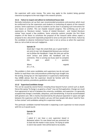 #6G"
"
3E%! 4,P%$974#$! &73E! 4#2%! 2#1%K>! JE%! 4:2%! 2:K! :PP*K! 3#! 3E%! 43,'%13! 8%71+! +$:13%'!
/*%:$:1/%!3#!P$#+$%44!3#!3E%!1%X3!43:+%!71!3E%!$%4%:$/E!P$#/%44>!
!
/@]//! (;WQX?>!=O!?>U<>L=!;NR!;R:>?>!=O!WNU=W=X=WON;Q!:OXU>!U=VQ>!
_#$2:**K!714373,37#14!4%3!,P!3E%7$!#&1!$%/#22%1'%'!P$#/%',$%4!:1'!P$:/37/%4!&E7/E!2,43!
8%!/#1<#$2%'!3#!8K!3E%!4,P%$974#$4!:1'!43,'%134!71!/#1',/371+!:**!:4P%/34!#<!3E%!$%4%:$/E!
P$#/%44>!C#2%!4,P%$974#$4!:4!&%**!:4!43,'%134!/:1!8%!4*#&!71!://%P371+!4,/E!7143$,/37#14!<#$!
#1%! $%:4#1! #$! :1#3E%$>! JE74! /:1! 72P%'%! $%4%:$/E! P$#+$%44>! JE%! /#1<*7/371+! ,4%! #<! 4,/E!
%XP$%447#14! :4! a*73%$:3,$%! $%97%&R[! a$%97%&! #<! $%*:3%'! *73%$:3,$%R[! ! :1'! a$%*:3%'! *73%$:3,$%!
$%97%&R! E:9%! /:,4%'! :! <%&! P$#8*%24>! C#2%! ,179%$473K! 4K43%24! /#147'%$! 3E%! <7$43! 3E$%%!
/E:P3%$4! #<! 3E%! 3E%474! 3#! /#14373,3%! 3E%! P$#P#4:*! #<! 3E%! $%4%:$/E! &E7*%! #3E%$4! %XP%/3! :!
P$#P#4:*!3#!8%!:!'#/,2%13!4%P:$:3%*K!P$%P:$%'!3#!4%$9%!:4!3E%!P*:1!#<!3E%!3E%474>!":7*,$%!8K!
3E%!/:1'7':3%!3#!#84%$9%!714373,37#1:*!E#,4%!43K*%!74!1#3!:4!4%$7#,4!:4!&E%1!3E%!4,P%$974#$!
'#%4!4#>!Q%3!,4!*##0!:3!#1%!4,/E!1%+*7+%1/%>!
!
! ! &<WUOR>!/I!
[33/!/.Nu!E!,3<)!',1-!)2.17!41*/-!N36!1*!+33/!,).7',#!E!
.2!-3((N!'3!-.N!E!.2!/1-.<<31*')/!D):.6-)!N36!:3*'1*6)!
*3'!'3!43773=!',)!W.*/D33K#!E!,3<)!',1-!'12)!N36!=177!D)!
23()! -)(136-! .*/! 43773=! ',)! ,.*/D33K! .*/! 2N!
:322)*'-#!R12)!1-!(6**1*+!36'!14!N36!=.*'!'3!:32<7)')!
',1-! N).(! =,1:,! E! Y6)-'13*#!
!
.(2! ! ()+.(/-!
@(#!0#R#!dr!
!
JE%!P$#8*%2!74!3E:3!4#2%!/:1'7':3%4!:1'!4,P%$974#$4!3##!'#!1#3!%9%1!
8#3E%$!3#!$%:'!3E%4%!$,*%4!:1'!P$#/%',$%4!P$%<%$$71+!3#!+#!43$:7+E3!713#!
3E%!&$7371+>!]7971+!37P4!#1!$#*%!%XP%/3:37#14!71!4,P%$974#$K!$%*:37#14E7P4!
Y:K! i5NN(j! :'974%4! 3E:3! 3E%! 4,P%$974#$! 4E#,*'! 8%! <:27*7:$! &73E! 3E%!
,179%$473KR4!P#*7/7%4[!P$#/%',$%4[!+,7'%*71%4!:1'!/#'%4>!
!
/@]/4! +X<>?^WUO?fL;NRWR;=>!L:;NS>!
JE74!/:1!8%!/:,4%'!8K!4%9%$:*!<:/3#$4!71/*,'71+!3E#4%!8%K#1'!E,2:1!/#13$#*!4,/E!:4!'%:3E>!
Y%1/%!3E%!4:K71+!f.!/E:1+%!74!:4!+##'!:4!:!<%:43h!2:K!1#3!<71'!:PP*7/:37#1>!6E:1+%!/:1!$%4,*3!
<$#2!:+$%%2%13!#$!*:/0!#<!73!8%3&%%1!3E%!,179%$473K[!/:1'7':3%[!:1'!4,P%$974#$>!?3!74!+%1%$:**K!
://%P3%'!3E:3!/E:1+%!74!71%973:8*%[!,87T,73#,4[!:1'!#9%$&E%*271+>!?3!2,43!8%!://#22#':3%'!
&73E!+$%:3%43!/:$%>!@HQ!74!2:71*K!/E:$:/3%$7e%'!8K!3E%!PEK47/:*!4%P:$:37#1!71!4P:/%!:1'!47+E3!
8%3&%%1!3E%!4,P%$974#$!:1'!3E%!43,'%13[!K%3!K#,!437**!E%:$!P%#P*%!3:*0!:8#,3!a1%%'!<#$!<:/%W
3#W<:/%!/#13:/3R!:1'!/:1'7':3%4!:4071+!<#$!:!4,P%$974#$!1%:$8K>!
!
JE74!P:$37/,*:$!/:1'7':3%!714%$3%'!E%$%,1'%$!74!%XP%/371+!:!/#$%!4,P%$974#$!3#!2#9%!:$#,1'!
&73E!E72!4#!73!&#,*'!4#,1'>!
!
! ! &<WUOR>!4J!
@).(!@(#!
r!
E! .-K)/! 14! E! :.*! ,.8)! .! :3()! -6<)(81-3(! D.-)/! 1*!
U3'-=.*.!=,)()!El2!*3=!D.-)/!.*/!N36!<(321-)/!2)!
'3!733K!1*'3!',)!2.'')(!1*!/6)!:36(-)#!El2!'(N1*+!'3!-)''7)!
1*!.*/!1*!'=3!=))K-a!'12)!=177!D)!D.:K!'3!2N!-'6/1)-#!
 