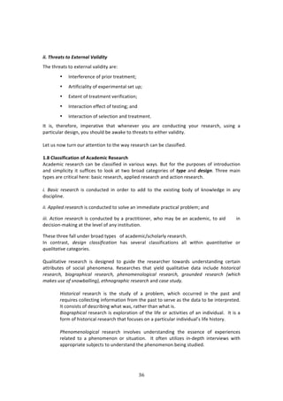 $'"
"
!
!
&&M)<4"#%/.)/+)OQ/#"'%9)P%9&6&/:!
JE%!3E$%:34!3#!%X3%$1:*!9:*7'73K!:$%!
• ?13%$<%$%1/%!#<!P$7#$!3$%:32%13m!
• .$37<7/7:*73K!#<!%XP%$72%13:*!4%3!,Pm!
• FX3%13!#<!3$%:32%13!9%$7<7/:37#1m!
• ?13%$:/37#1!%<<%/3!#<!3%4371+m!:1'!
• ?13%$:/37#1!#<!4%*%/37#1!:1'!3$%:32%13>!
?3! 74[! 3E%$%<#$%[! 72P%$:379%! 3E:3! &E%1%9%$! K#,! :$%! /#1',/371+! K#,$! $%4%:$/E[! ,471+! :!
P:$37/,*:$!'%47+1[!K#,!4E#,*'!8%!:&:0%!3#!3E$%:34!3#!%73E%$!9:*7'73K>!
!
Q%3!,4!1#&!3,$1!#,$!:33%137#1!3#!3E%!&:K!$%4%:$/E!/:1!8%!/*:447<7%'>!
!
/]G!)Q;UUW[WL;=WON!O[!#L;R>TWL!.>U>;?L:!
./:'%27/!$%4%:$/E!/:1!8%!/*:447<7%'!71!9:$7#,4!&:K4>!O,3!<#$!3E%!P,$P#4%4!#<!713$#',/37#1!
:1'! 472P*7/73K! 73! 4,<<7/%4! 3#! *##0! :3! 3&#! 8$#:'! /:3%+#$7%4! #<! /:$#! :1'! 6#.&('>! JE$%%! 2:71!
3KP%4!:$%!/$737/:*!E%$%!8:47/!$%4%:$/E[!:PP*7%'!$%4%:$/E!:1'!:/37#1!$%4%:$/E>!!
!
1#! U.-1:! ()-).(:,! 74! /#1',/3%'! 71! #$'%$! 3#! :''! 3#! 3E%! %X74371+! 8#'K! #<! 01#&*%'+%! 71! :1K!
'74/7P*71%>!!
11#!A<<71)/!()-).(:,!74!/#1',/3%'!3#!4#*9%!:1!722%'7:3%!P$:/37/:*!P$#8*%2m!:1'!!
111#!A:'13*!()-).(:,!74!/#1',/3%'!8K!:!P$:/3737#1%$[!&E#!2:K!8%!:1!:/:'%27/[!3#!:7'!!!!!!71!
'%/747#1W2:071+!:3!3E%!*%9%*!#<!:1K!714373,37#1>!!
JE%4%!3E$%%!<:**!,1'%$!8$#:'!3KP%4!!!#<!:/:'%27/^4/E#*:$*K!$%4%:$/E>!
?1! /#13$:43[! /)-1+*! :7.--141:.'13*! E:4! 4%9%$:*! /*:447<7/:37#14! :**! &73E71! Y6.*'1'.'18)! #$!
Y6.71'.'18)!/:3%+#$7%4>!!
!
V,:*73:379%! $%4%:$/E! 74! '%47+1%'! 3#! +,7'%! 3E%! $%4%:$/E%$! 3#&:$'4! ,1'%$43:1'71+! /%$3:71!
:33$78,3%4! #<! 4#/7:*! PE%1#2%1:>! D%4%:$/E%4! 3E:3! K7%*'! T,:*73:379%! ':3:! 71/*,'%! ,1-'3(1:.7!
()-).(:,F! D13+(.<,1:.7! ()-).(:,F! <,)*32)*373+1:.7! ()-).(:,F! +(36*/)/! ()-).(:,! S=,1:,!
2.K)-!6-)!34!-*3=D.771*+TF!)',*3+(.<,1:!()-).(:,!:1'!:.-)!-'6/N#!
!
W1-'3(1:.7! $%4%:$/E! 74! 3E%! 43,'K! #<! :! P$#8*%2[! &E7/E! #//,$$%'! 71! 3E%! P:43! :1'!
$%T,7$%4!/#**%/371+!71<#$2:37#1!<$#2!3E%!P:43!3#!4%$9%!:4!3E%!':3:!3#!8%!713%$P$%3%'>!!
?3!/#147434!#<!'%4/$7871+!&E:3!&:4[!$:3E%$!3E:1!&E:3!74>!!
U13+(.<,1:.7!$%4%:$/E!74!%XP*#$:37#1!#<!3E%!*7<%!#$!:/379737%4!#<!:1!71'797',:*>!!?3!74!:!
<#$2!#<!E743#$7/:*!$%4%:$/E!3E:3!<#/,4%4!#1!:!P:$37/,*:$!71'797',:*R4!*7<%!E743#$K>!
!
>,)*32)*373+1:.7! $%4%:$/E! 719#*9%4! ,1'%$43:1'71+! 3E%! %44%1/%! #<! %XP%$7%1/%4!
$%*:3%'! 3#! :! PE%1#2%1#1! #$! 473,:37#1>! ! ?3! #<3%1! ,37*7e%4! 71W'%P3E! 713%$97%&4! &73E!
:PP$#P$7:3%!4,8A%/34!3#!,1'%$43:1'!3E%!PE%1#2%1#1!8%71+!43,'7%'>!
!
 