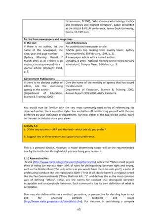 '&"
"
"73e4722#14[!H!5NNI[!aSE#!/E##4%4!&E#!8%*#1+4!3:/37/4!
:1'! 43$:3%+7%4! :1'! 27+$:13! *73%$:3,$%R[! P:P%$! P$%4%13%'!
:3!3E%!.`QQ.!l!"?QQZ!/#1<%$%1/%[!b:2%4!6##0!`179%$473K[!
6:7$14[!-IW-=3E!b,*K>!
!
"O!LW=>![?OT!N>PU<;<>?U!;NR!T;S;WN>U!
3N!=:>!=>c=!
?<! 3E%$%! 74! 1#! :,3E#$[! *743! 3E%!
1:2%! #<! 3E%! 1%&4P:P%$[! 3E%!
':3%[!K%:$!:1'!P:+%!1,28%$!
i&N/*)N! Q3(*1*+! W)(.7/! ;!
Z:$/E!-==G[!P>!(j!?<!3E%$%!74!:1!
:,3E#$[!/73%!:4!K#,!&#,*'!<#$!:!
A#,$1:*! :$37/*%! iH#1:+EK! -==G[!
P>!Bj!
!
%WU=!O[!.>[>?>NL>U!
.1!,1:33$78,3%'!1%&4P:P%$!:$37/*%!
a`_CS! +:714! 3#P! $:1071+! <$#2! T,:*73K! 3%:2R[! &N/*)N!
Q3(*1*+!W)(.7/[!BN!"%8$,:$K[!-==G[!P>!5->!
.!1%&4P:P%$!:$37/*%!&73E!:!1:2%'!:,3E#$!
H#1:+EK[!O!-==G[!a_:37#1:*!2%%371+!4%3!3#!$%97%&!3%$37:$K!
:'27447#14R[!C.2<6-!d)=-[!BW=!Z:$/E[!P>!B>!
5O^>?NT>N=!-XYQWL;=WONU!
?<!3E%$%!74!1#!#897#,4!:,3E#$!#$!
%'73#$[! /73%! 3E%! 4P#14#$71+!
:+%1/K!:4!3E%!:,3E#$!
iH%P:$32%13! #<! F',/:37#1[!
C/7%1/%!l!J$:7171+!5NNNj!
!
]79%!3E%!1:2%!#<!3E%!271743$K!#$!:+%1/K!3E:3!E:4!744,%'!
3E%!'#/,2%13!
H%P:$32%13! #<! F',/:37#1[! C/7%1/%! l! J$:7171+! 5NNN[!
A**6.7!9)<3('!%eeeL$bbb[!.])C[!6:18%$$:>!
!
d#,! &#,*'! 1#&! 8%! <:27*7:$! &73E! 3E%! 3&#! 2#43! /#22#1*K! ,4%'! 43K*%4! #<! $%<%$%1/71+>! .4!
#84%$9%'!%:$*7%$[!3E%$%!:$%!#3E%$!43K*%4>!d#,!:$%!8%33%$!#<<!<:27*7:$7e71+!K#,$4%*<!&73E!3E%!#1%!
P$%<%$$%'!8K!K#,$!714373,37#1!#$!'%P:$32%13>!"#$!1#&[!%73E%$!#<!3E%!3&#!&7**!8%!,4%<,*>!S#$0!
#1!3E%!1%X3!:/37973K!3#!4E:$%!K#,$!97%&4>!
!
#L=W^W=V!6]8!
:>!@<!3E%!3&#!4K43%24!o!.).!:1'!Y:$9:$'!o!&E7/E!#1%!'#!K#,!P$%<%$U!
!
8>!C,++%43!3&#!#$!3E$%%!$%:4#14!3#!4,PP#$3!K#,$!P$%<%$%1/%>!
!
!
JE74!74!:!P%$4#1:*!/E#7/%>!Y#&%9%$[!:!2:A#$!'%3%$27171+!<:/3#$!&7**!8%!3E%!$%/#22%1'%'!
#1%!8K!3E%!714373,37#1!3E$#,+E!&E7/E!K#,!:$%!'#71+!K#,$!$%4%:$/E>!
!
6]/J!.>U>;?L:!>=:WLU!!
!D%4170!iE33P^^&&&>17%E4>17E>+#9^$%4%:$/E^87#%3E7/743>/<2`!!1#3%4!3E:3!iSE%1!2#43!P%#P*%!
3E710!#<!%3E7/4!i#$!2#$:*4j[!3E%K!3E710!#<!$,*%4!<#$!'74371+,74E71+!8%3&%%1!$7+E3!:1'!&$#1+[!
4,/E!:4!3E%!]#*'%1!D,*%!ivH#!,13#!#3E%$4!:4!K#,!&#,*'!E:9%!3E%2!'#!,13#!K#,vj[!:!/#'%!#<!
P$#<%447#1:*!/#1',/3!*70%!3E%!Y7PP#/$:37/!@:3E!iv"7$43!#<!:**[!'#!1#!E:$2vj[!:!$%*7+7#,4!/$%%'!
*70%!3E%!J%1!6#22:1'2%134!ivJE#,!CE:*3!1#3!07**>>>vjh!!:1'!'%<71%4!3E74!:4!3E%!2#43!/#22#1!
&:K! #<! '%<7171+! v%3E7/4v>! F3E7/4! :$%! 3E%! 1#$24! <#$! /#1',/3! 3E:3! '74371+,74E! 8%3&%%1!
://%P3:8*%!:1'!,1://%P3:8*%!8%E:97#$>!F:/E!/#22,173K!E:4!734!#&1!'%<71737#1!#<!&E:3!74!
://%P3:8*%>!
@1%!2:K!:*4#!'%<71%!%3E7/4!:4!:!2%3E#'[!P$#/%',$%[!#$!P%$4P%/379%!<#$!'%/7'71+!E#&!3#!:/3!
:1'! <#$! :1:*K471+! /#2P*%X! P$#8*%24! :1'! 744,%4!
iE33P^^&&&>17%E4>+#9^$%4%:$/E^87#%3E7/743>/<2`>! "#$! 7143:1/%[! 71! /#147'%$71+! :! /#2P*%X!
 