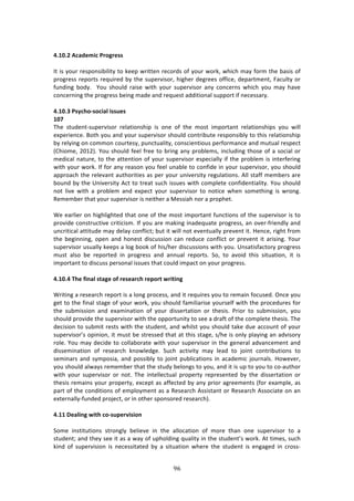 B'"
"
!
8]/J]4!#L;R>TWL!-?OS?>UU!
!
?3!74!K#,$!$%4P#14787*73K!3#!0%%P!&$733%1!$%/#$'4!#<!K#,$!&#$0[!&E7/E!2:K!<#$2!3E%!8:474!#<!
P$#+$%44!$%P#$34!$%T,7$%'!8K!3E%!4,P%$974#$[!E7+E%$!'%+$%%4!#<<7/%[!'%P:$32%13[!":/,*3K!#$!
<,1'71+! 8#'K>! ! d#,! 4E#,*'! $:74%! &73E! K#,$! 4,P%$974#$! :1K! /#1/%$14! &E7/E! K#,! 2:K! E:9%!
/#1/%$171+!3E%!P$#+$%44!8%71+!2:'%!:1'!$%T,%43!:''737#1:*!4,PP#$3!7<!1%/%44:$K>!
!
8]/J]6!-UVL:OKUOLW;Q!WUUX>U!
/JD!
JE%! 43,'%13W4,P%$974#$! $%*:37#14E7P! 74! #1%! #<! 3E%! 2#43! 72P#$3:13! $%*:37#14E7P4! K#,! &7**!
%XP%$7%1/%>!O#3E!K#,!:1'!K#,$!4,P%$974#$!4E#,*'!/#13$78,3%!$%4P#1478*K!3#!3E74!$%*:37#14E7P!
8K!$%*K71+!#1!/#22#1!/#,$3%4K[!P,1/3,:*73K[!/#14/7%137#,4!P%$<#$2:1/%!:1'!2,3,:*!$%4P%/3!
i6E7#2%[!5N-5j>!d#,!4E#,*'!<%%*!<$%%!3#!8$71+!:1K!P$#8*%24[!71/*,'71+!3E#4%!#<!:!4#/7:*!#$!
2%'7/:*!1:3,$%[!3#!3E%!:33%137#1!#<!K#,$!4,P%$974#$!%4P%/7:**K!7<!3E%!P$#8*%2!74!713%$<%$71+!
&73E!K#,$!&#$0>!?<!<#$!:1K!$%:4#1!K#,!<%%*!,1:8*%!3#!/#1<7'%!71!K#,$!4,P%$974#$[!K#,!4E#,*'!
:PP$#:/E!3E%!$%*%9:13!:,3E#$737%4!:4!P%$!K#,$!,179%$473K!$%+,*:37#14>!.**!43:<<!2%28%$4!:$%!
8#,1'!8K!3E%!`179%$473K!./3!3#!3$%:3!4,/E!744,%4!&73E!/#2P*%3%!/#1<7'%137:*73K>!d#,!4E#,*'!
1#3! *79%! &73E! :! P$#8*%2! :1'! %XP%/3! K#,$! 4,P%$974#$! 3#! 1#37/%! &E%1! 4#2%3E71+! 74! &$#1+>!
D%2%28%$!3E:3!K#,$!4,P%$974#$!74!1%73E%$!:!Z%447:E!1#$!:!P$#PE%3>!!
!
S%!%:$*7%$!#1!E7+E*7+E3%'!3E:3!#1%!#<!3E%!2#43!72P#$3:13!<,1/37#14!#<!3E%!4,P%$974#$!74!3#!
P$#97'%!/#143$,/379%!/$737/742>!?<!K#,!:$%!2:071+!71:'%T,:3%!P$#+$%44[!:1!#9%$W<$7%1'*K!:1'!
,1/$737/:*!:3373,'%!2:K!'%*:K!/#1<*7/3m!8,3!73!&7**!1#3!%9%13,:**K!P$%9%13!73>!Y%1/%[!$7+E3!<$#2!
3E%! 8%+71171+[! #P%1! :1'! E#1%43! '74/,447#1! /:1! $%',/%! /#1<*7/3! #$! P$%9%13! 73! :$7471+>! d#,$!
4,P%$974#$!,4,:**K!0%%P4!:!*#+!8##0!#<!E74^E%$!'74/,447#14!&73E!K#,>!`14:374<:/3#$K!P$#+$%44!
2,43! :*4#! 8%! $%P#$3%'! 71! P$#+$%44! :1'! :11,:*! $%P#$34>! C#[! 3#! :9#7'! 3E74! 473,:37#1[! 73! 74!
72P#$3:13!3#!'74/,44!P%$4#1:*!744,%4!3E:3!/#,*'!72P:/3!#1!K#,$!P$#+$%44>!
!
8]/J]8!":>![WN;Q!U=;S>!O[!?>U>;?L:!?><O?=!P?W=WNS!!
!
S$7371+!:!$%4%:$/E!$%P#$3!74!:!*#1+!P$#/%44[!:1'!73!$%T,7$%4!K#,!3#!$%2:71!<#/,4%'>!@1/%!K#,!
+%3!3#!3E%!<71:*!43:+%!#<!K#,$!&#$0[!K#,!4E#,*'!<:27*7:$74%!K#,$4%*<!&73E!3E%!P$#/%',$%4!<#$!
3E%! 4,827447#1! :1'! %X:271:37#1! #<! K#,$! '744%$3:37#1! #$! 3E%474>! )$7#$! 3#! 4,827447#1[! K#,!
4E#,*'!P$#97'%!3E%!4,P%$974#$!&73E!3E%!#PP#$3,173K!3#!4%%!:!'$:<3!#<!3E%!/#2P*%3%!3E%474>!JE%!
'%/747#1!3#!4,8273!$%434!&73E!3E%!43,'%13[!:1'!&E7*43!K#,!4E#,*'!3:0%!',%!://#,13!#<!K#,$!
4,P%$974#$R4!#P717#1[!73!2,43!8%!43$%44%'!3E:3!:3!3E74!43:+%[!4^E%!74!#1*K!P*:K71+!:1!:'974#$K!
$#*%>!d#,!2:K!'%/7'%!3#!/#**:8#$:3%!&73E!K#,$!4,P%$974#$!71!3E%!+%1%$:*!:'9:1/%2%13!:1'!
'744%271:37#1! #<! $%4%:$/E! 01#&*%'+%>! C,/E! :/37973K! 2:K! *%:'! 3#! A#713! /#13$78,37#14! 3#!
4%271:$4!:1'!4K2P#47:[!:1'!P#4478*K!3#!A#713!P,8*7/:37#14!71!:/:'%27/!A#,$1:*4>!Y#&%9%$[!
K#,!4E#,*'!:*&:K4!$%2%28%$!3E:3!3E%!43,'K!8%*#1+4!3#!K#,[!:1'!73!74!,P!3#!K#,!3#!/#W:,3E#$!
&73E! K#,$! 4,P%$974#$! #$! 1#3>! JE%! 713%**%/3,:*! P$#P%$3K! $%P$%4%13%'! 8K! 3E%! '744%$3:37#1! #$!
3E%474!$%2:714!K#,$!P$#P%$3K[!%X/%P3!:4!:<<%/3%'!8K!:1K!P$7#$!:+$%%2%134!i<#$!%X:2P*%[!:4!
P:$3!#<!3E%!/#1'737#14!#<!%2P*#K2%13!:4!:!D%4%:$/E!.44743:13!#$!D%4%:$/E!.44#/7:3%!#1!:1!
%X3%$1:**KW<,1'%'!P$#A%/3[!#$!71!#3E%$!4P#14#$%'!$%4%:$/Ej>!
!
8]//!1>;QWNS!PW=:!LOKUX<>?^WUWON!!
!
C#2%! 714373,37#14! 43$#1+*K! 8%*7%9%! 71! 3E%! :**#/:37#1! #<! 2#$%! 3E:1! #1%! 4,P%$974#$! 3#! :!
43,'%13m!:1'!3E%K!4%%!73!:4!:!&:K!#<!,PE#*'71+!T,:*73K!71!3E%!43,'%13R4!&#$0>!.3!372%4[!4,/E!
071'! #<! 4,P%$9747#1! 74! 1%/%4473:3%'! 8K! :! 473,:37#1! &E%$%! 3E%! 43,'%13! 74! %1+:+%'! 71! /$#44W
 