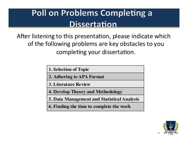 Dissertation on management problems
