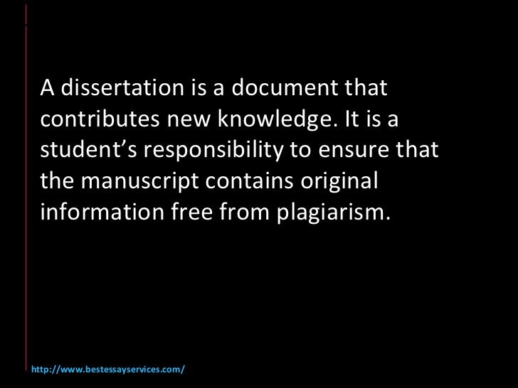 Consequences plagiarism dissertation