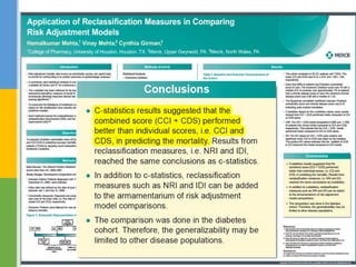 Including CCS and CDS improves
Confounding Control
19
 