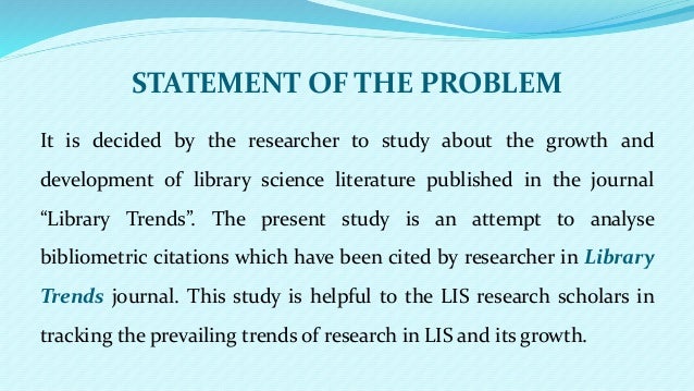 Citation Trends in Library &amp; Information Science