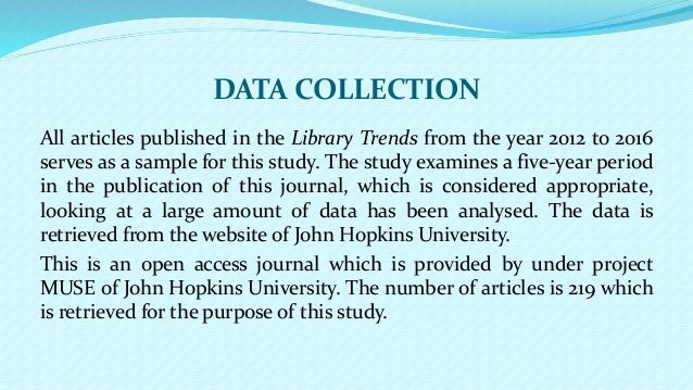 Citation Trends in Library &amp; Information Science