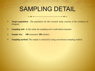 Dissertation ppt on ROLE OF SALES PROMOTION IN FMCG | PPTX