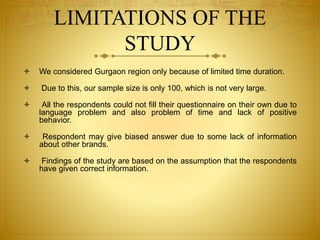 Dissertation ppt on ROLE OF SALES PROMOTION IN FMCG | PPTX