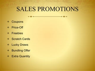 Dissertation ppt on ROLE OF SALES PROMOTION IN FMCG | PPTX