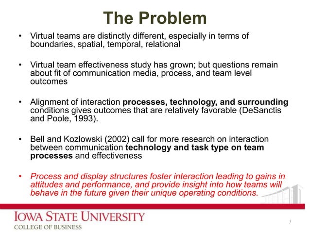 Process protocol for virtual team effectiveness | PPT