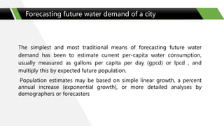 PLANNING FOR SELF RELIANT AND SUSTAINABLE CITY IN TERMS OF WATER SUPPLY ...