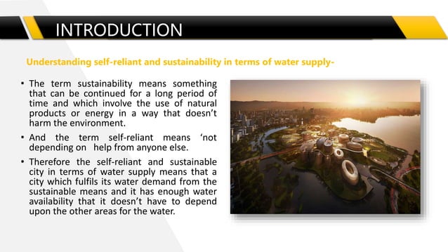 View of PLANNING FOR SELF RELIANT AND SUSTAINABLE CITY IN TERMS OF WATER SUPPLY ...