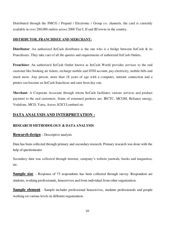 Dissertation project on dth services