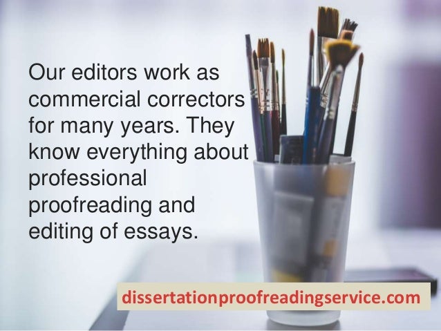 Dissertation proofreading service techniques