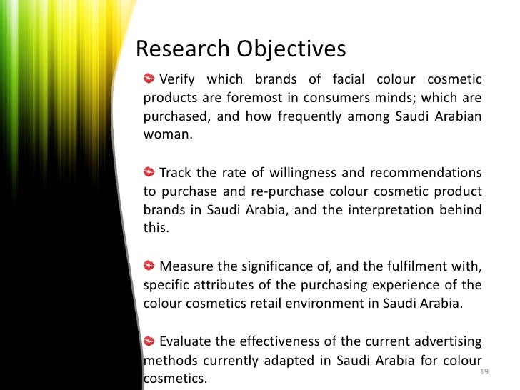 Writing good research objectives for thesis