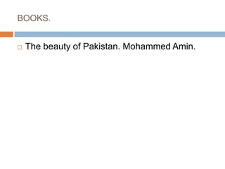 BOOKS.The beauty of Pakistan. Mohammed Amin. 