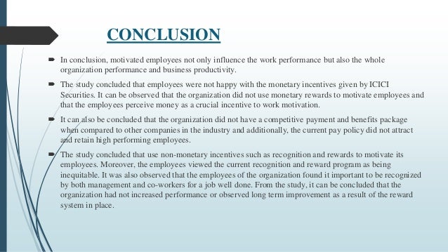 dissertation report on employee motivation