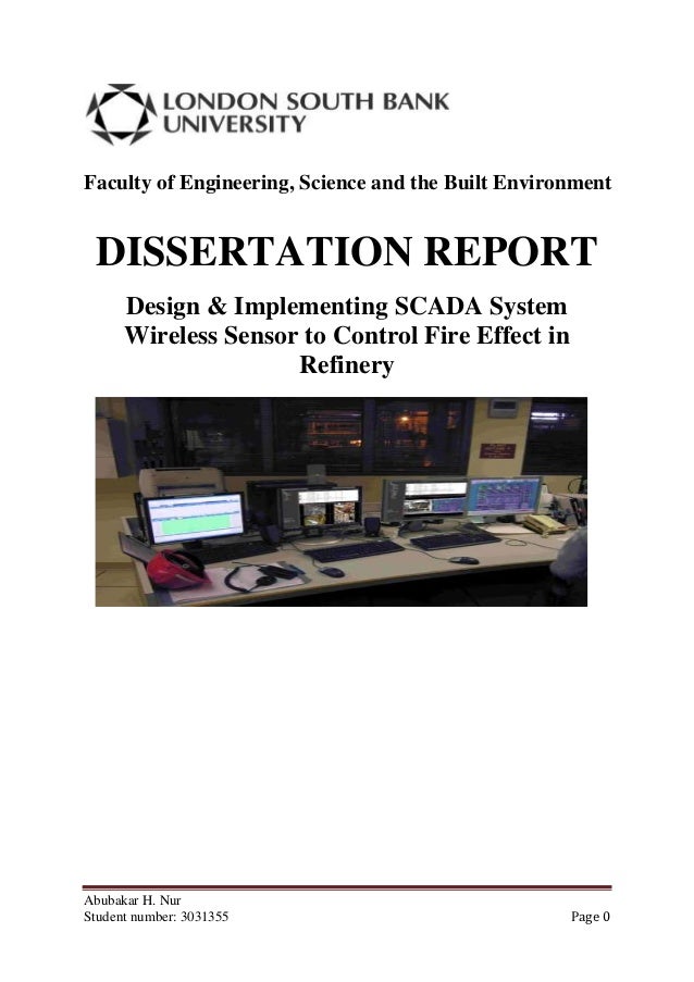 Dissertation interim report format