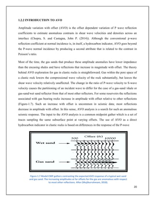 Avo Attributes AVO attribute analysis for the identification of gas bearing sands | PDF