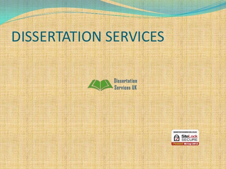 Dissertation proposal writing services