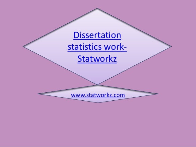 Dissertation statistics help