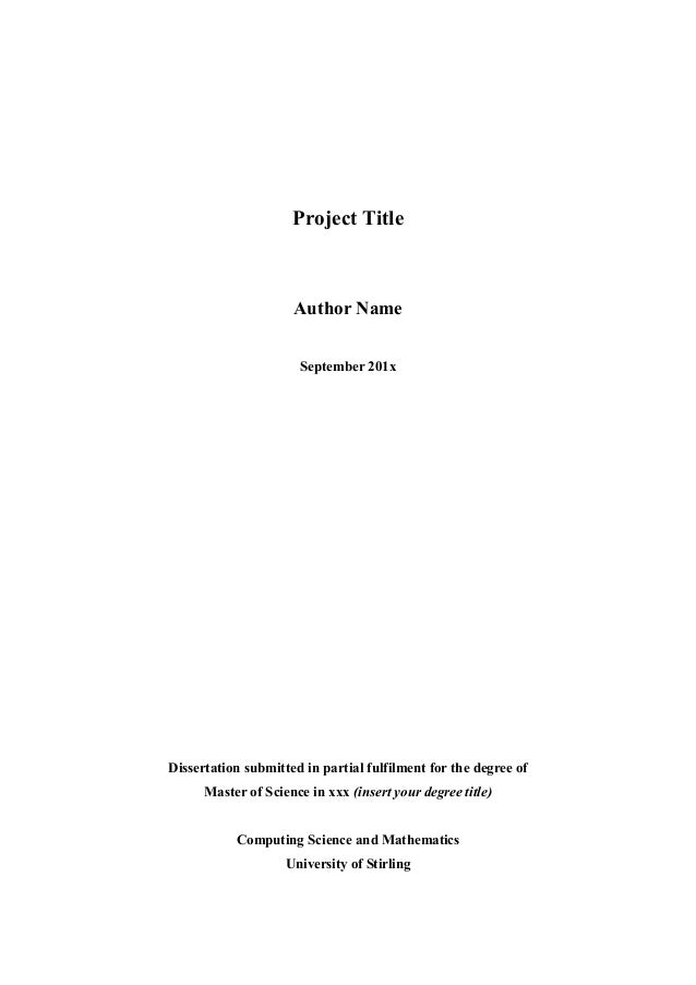 Masters dissertation services how many references