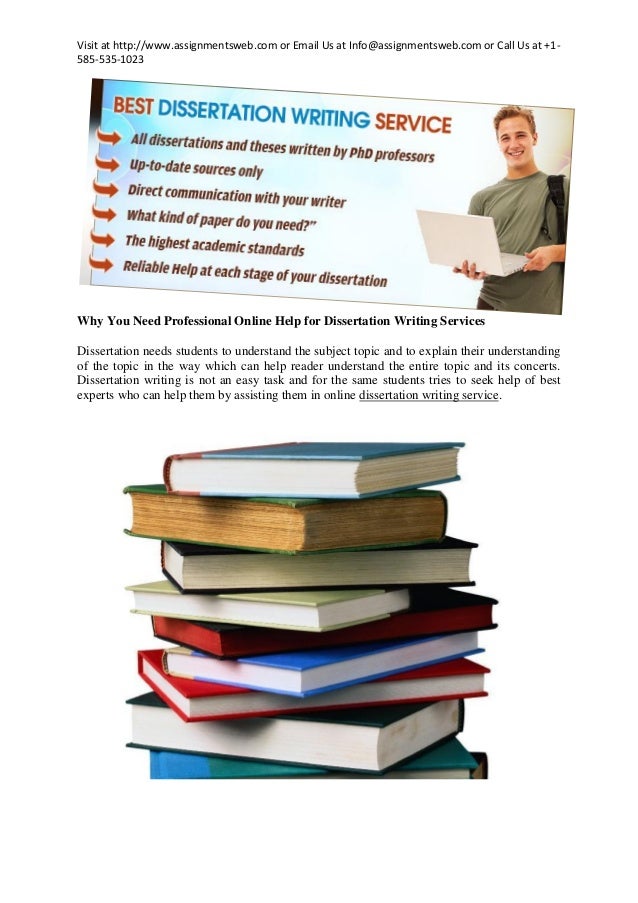 Online dissertation help need