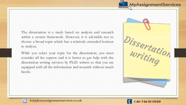 Dissertation experts uk