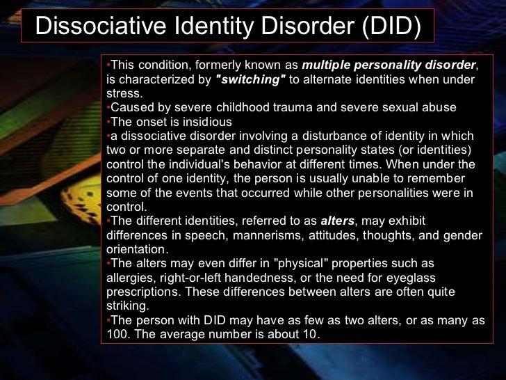 an analysis of the dissociative disorders multi personality disorder did dissociative fugue disorder an analysis of the dissociative disorders multi personality disorder did dissociative fugue disorder