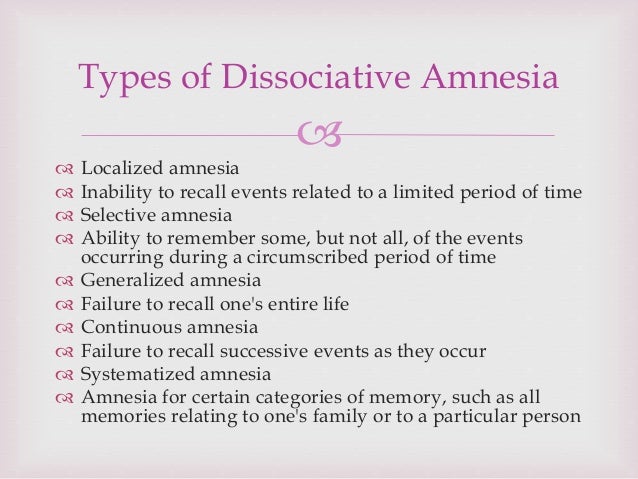 Dissociative Disorder