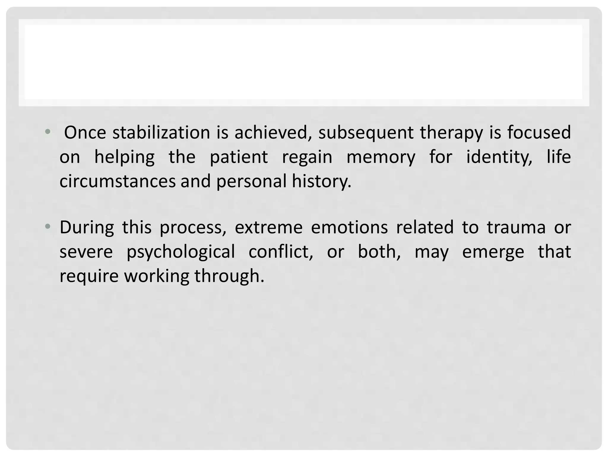 Dissociative disorder 2 | PPTX