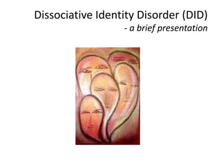 DISSOCIATIVE IDENTITY DISORDER DID visual data 6