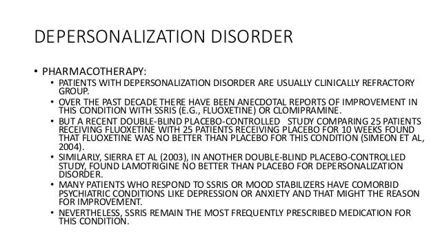lamotrigine depersonalisation disorder lamotrigine depersonalisation disorder