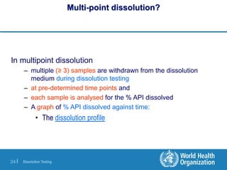 DissolTesting.PPT diffrent dissolution testing | PPT