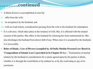 meaning of khula in islam