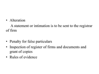 Dissolution and registration of partnership firm | PPT