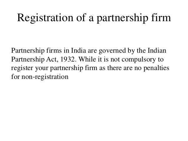 form for 1 firm registration and partnership of Dissolution registration firm