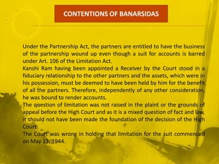 When a firm is dissolved.