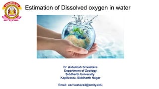 Dissolved Oxygen Lab Virtual Lab Pptx