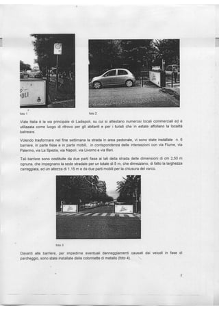 Varchi su viale Italia